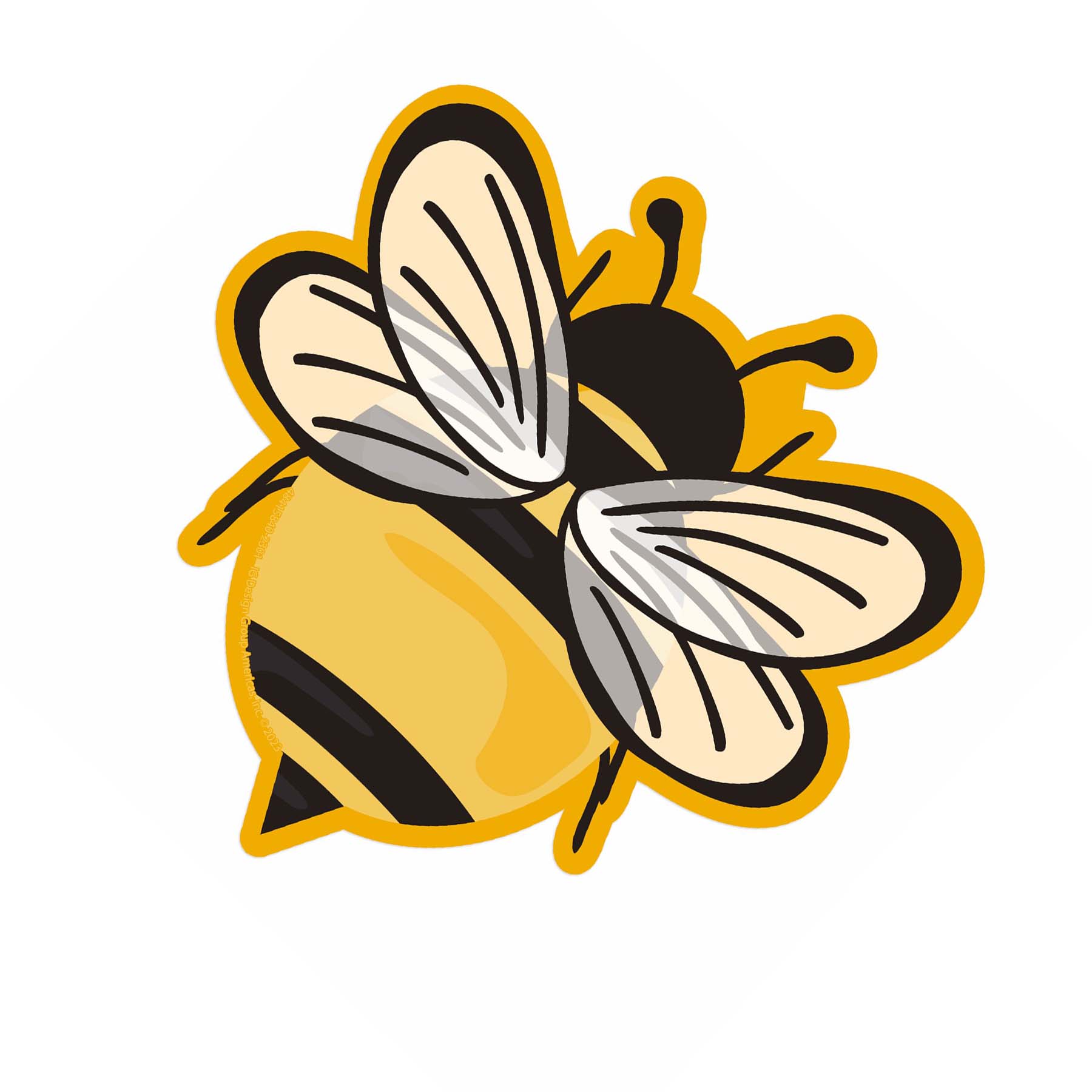 Bees Paper Cut-Outs, Pack of 36