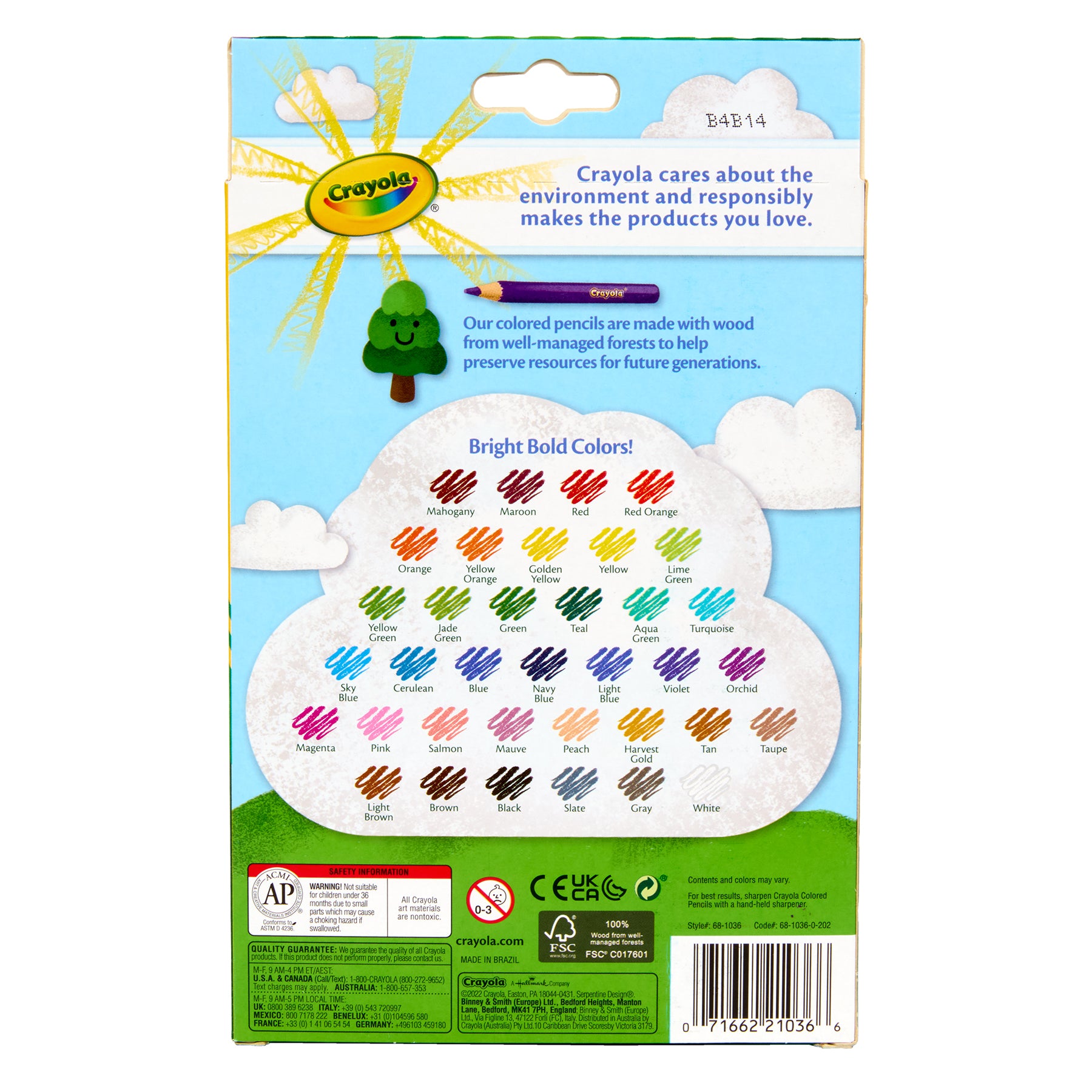 Erasable Colored Pencils, 36 Count