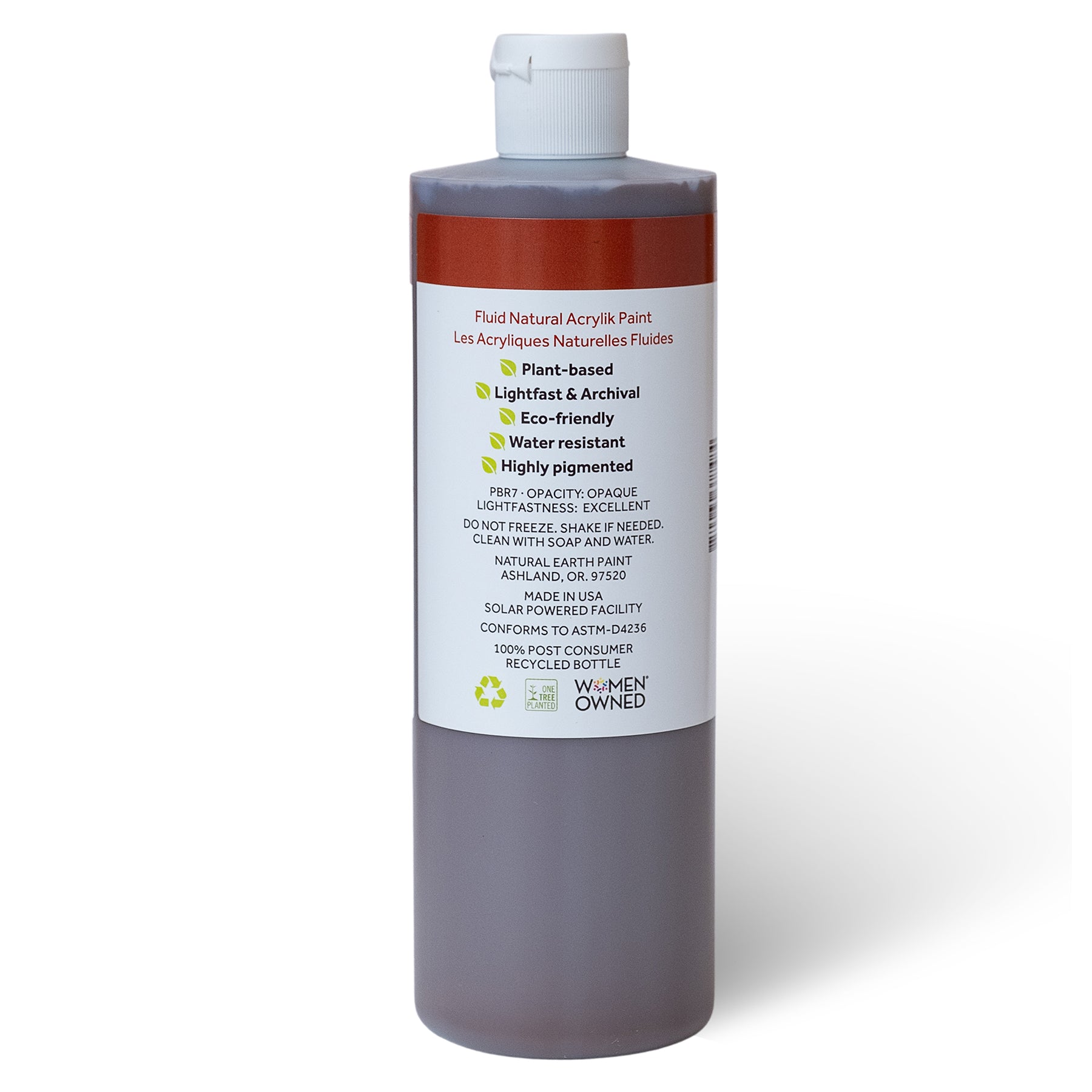 Natural Fluid Acrylik - 4 oz - Burnt Sienna
