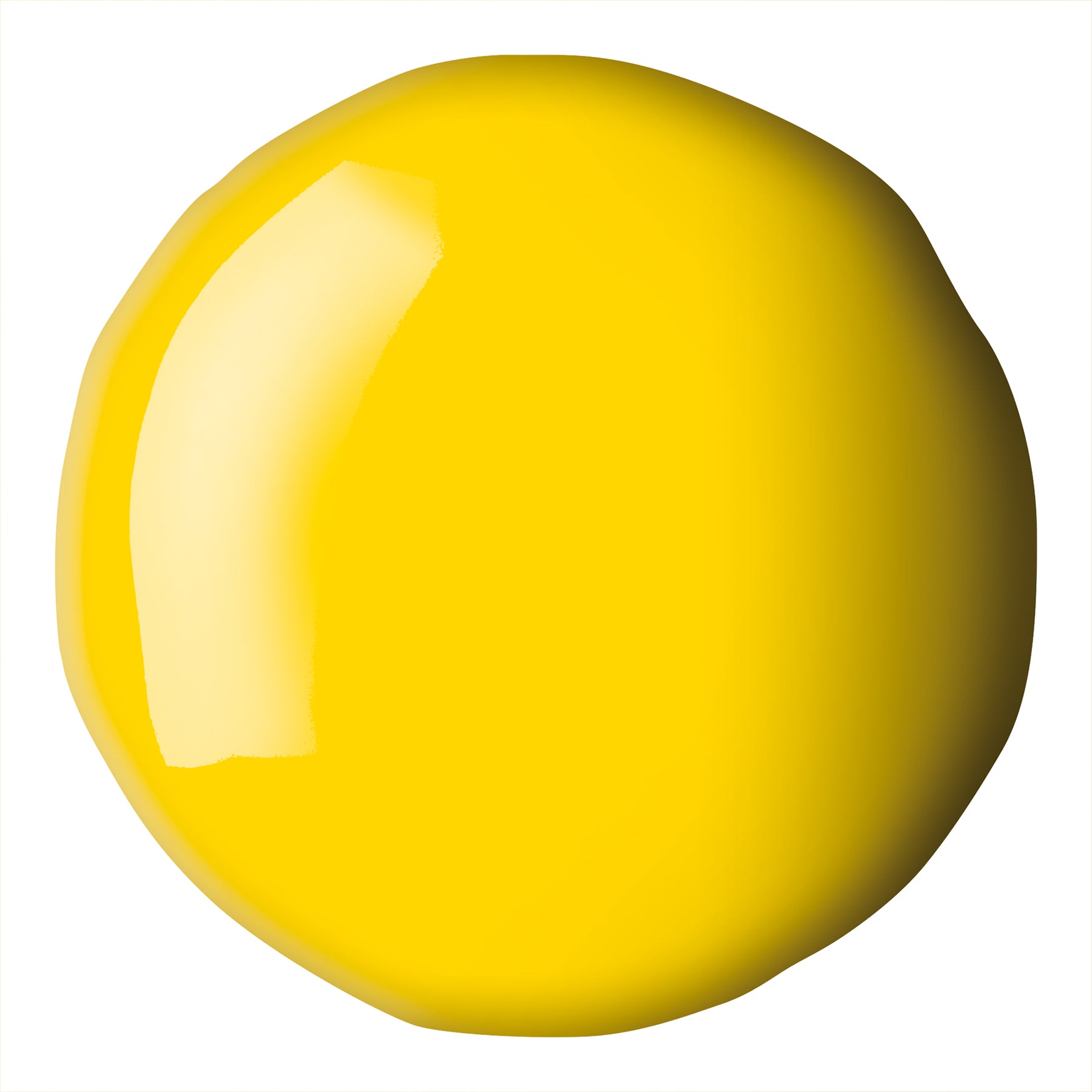 LQ BASICS Acrylic Fluid 250ml Bottle -  Cadmium Yellow Medium Hue