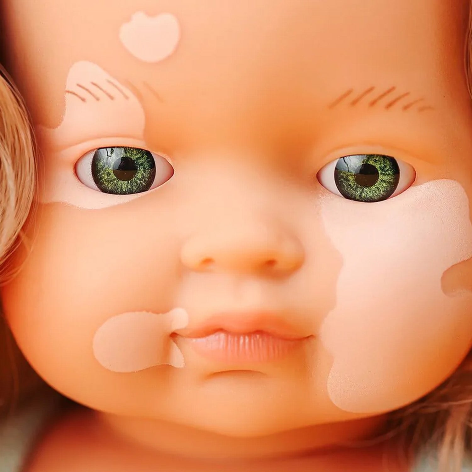 My Friends & Me Baby Doll, Caucasian Girl With Vitiligo, 15", Boxed