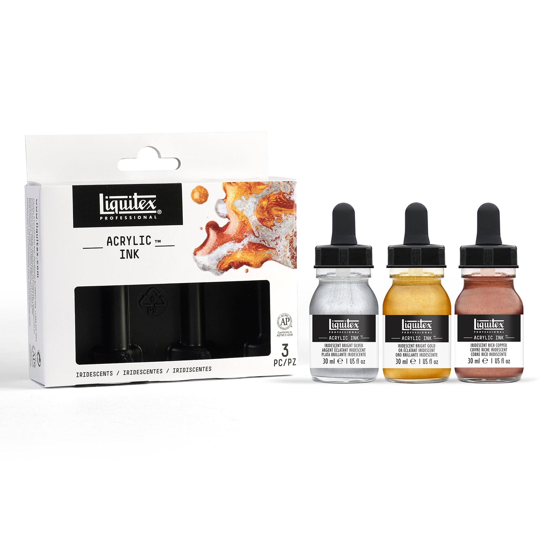 LQ Ink 3 Iridescent Set