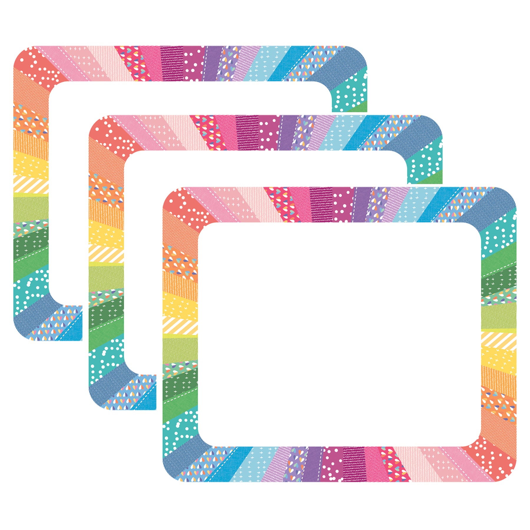 Crafty and Cool Name Tags, 40 Per Pack, 3 Packs