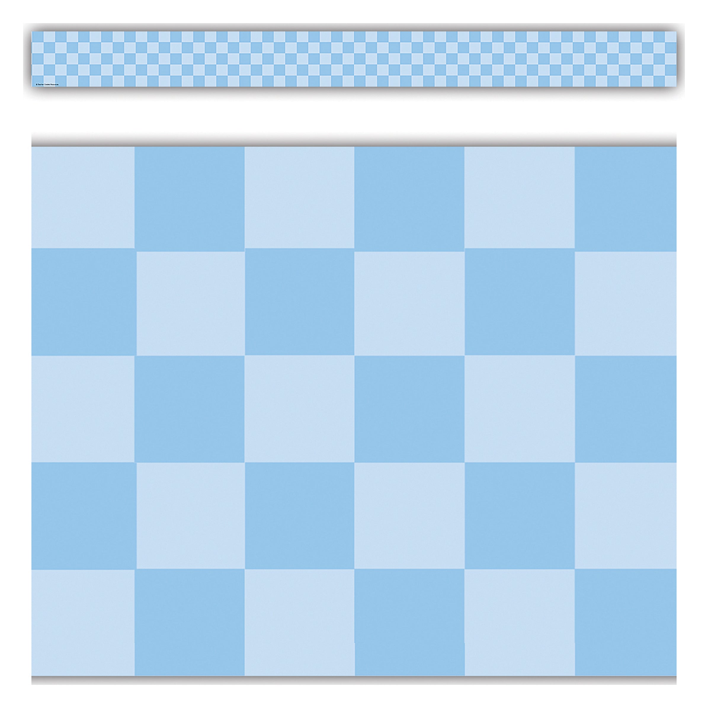 Checkers Scalloped Border Trim, 35 Feet