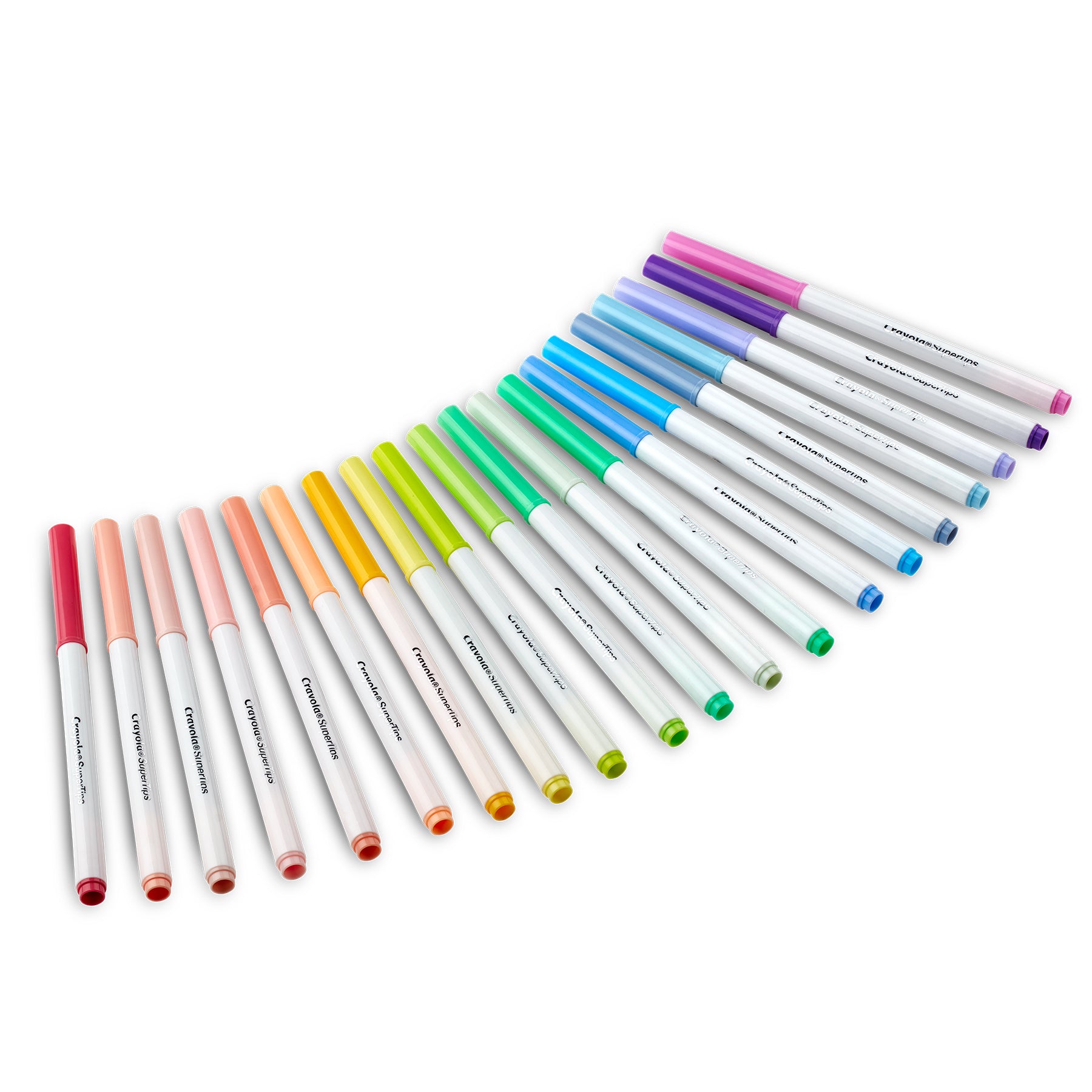 Supertip Markers, Pastel, 20 Count