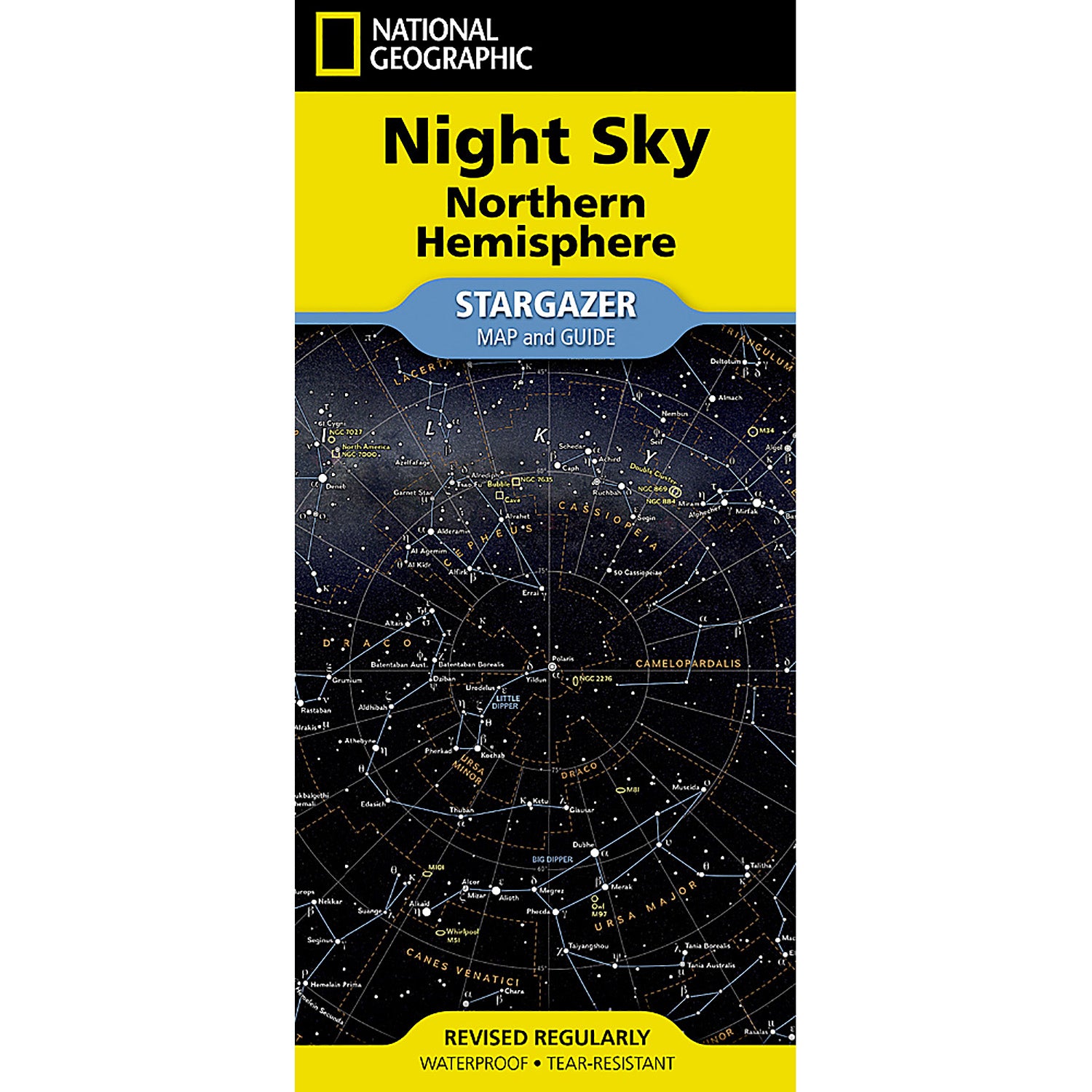 Night Sky, Stargazer folded Map Pack Bundle, Folded: 4.25" x 9.25" ; Flat: 25.25" x 18.5"