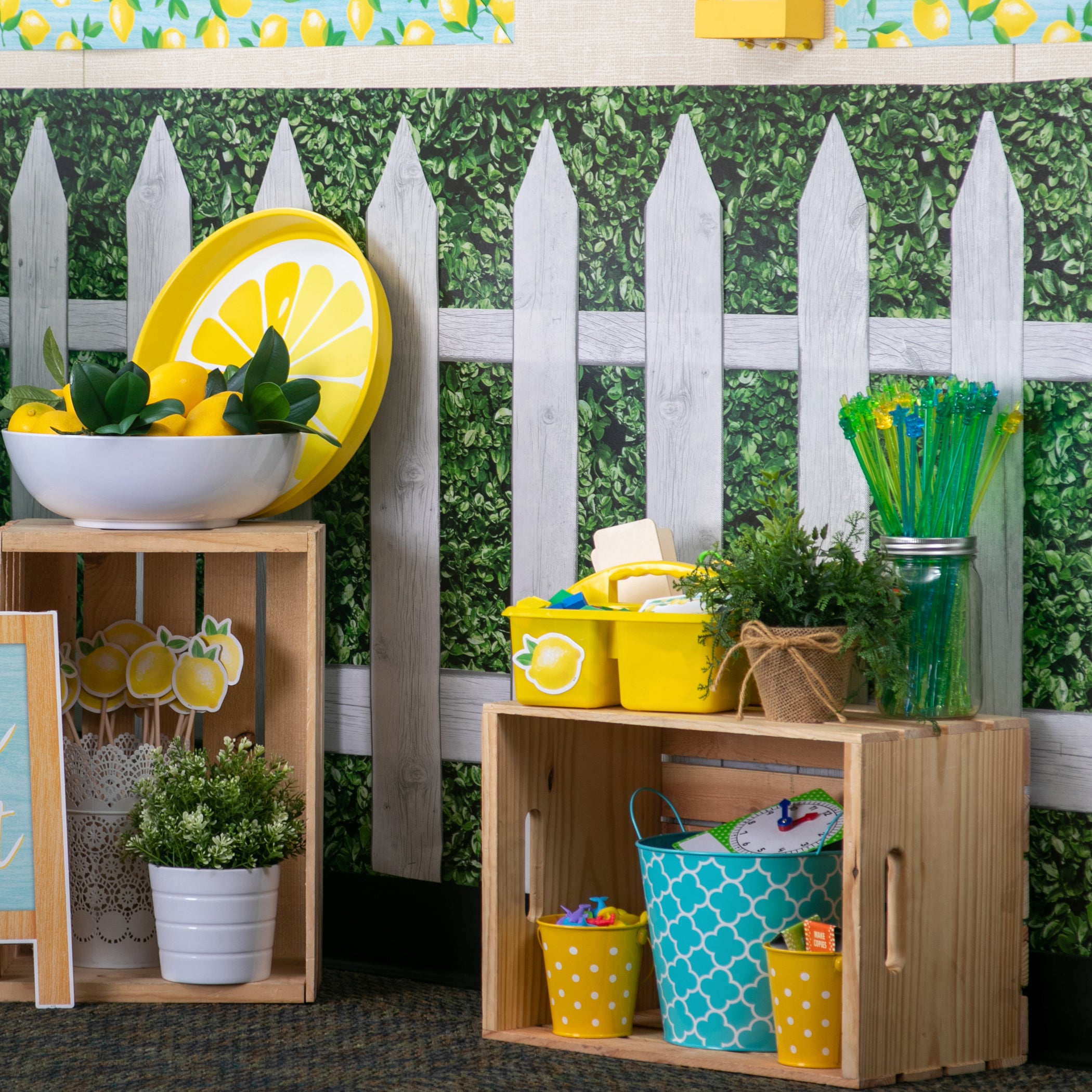 Yellow Plastic Storage Caddy