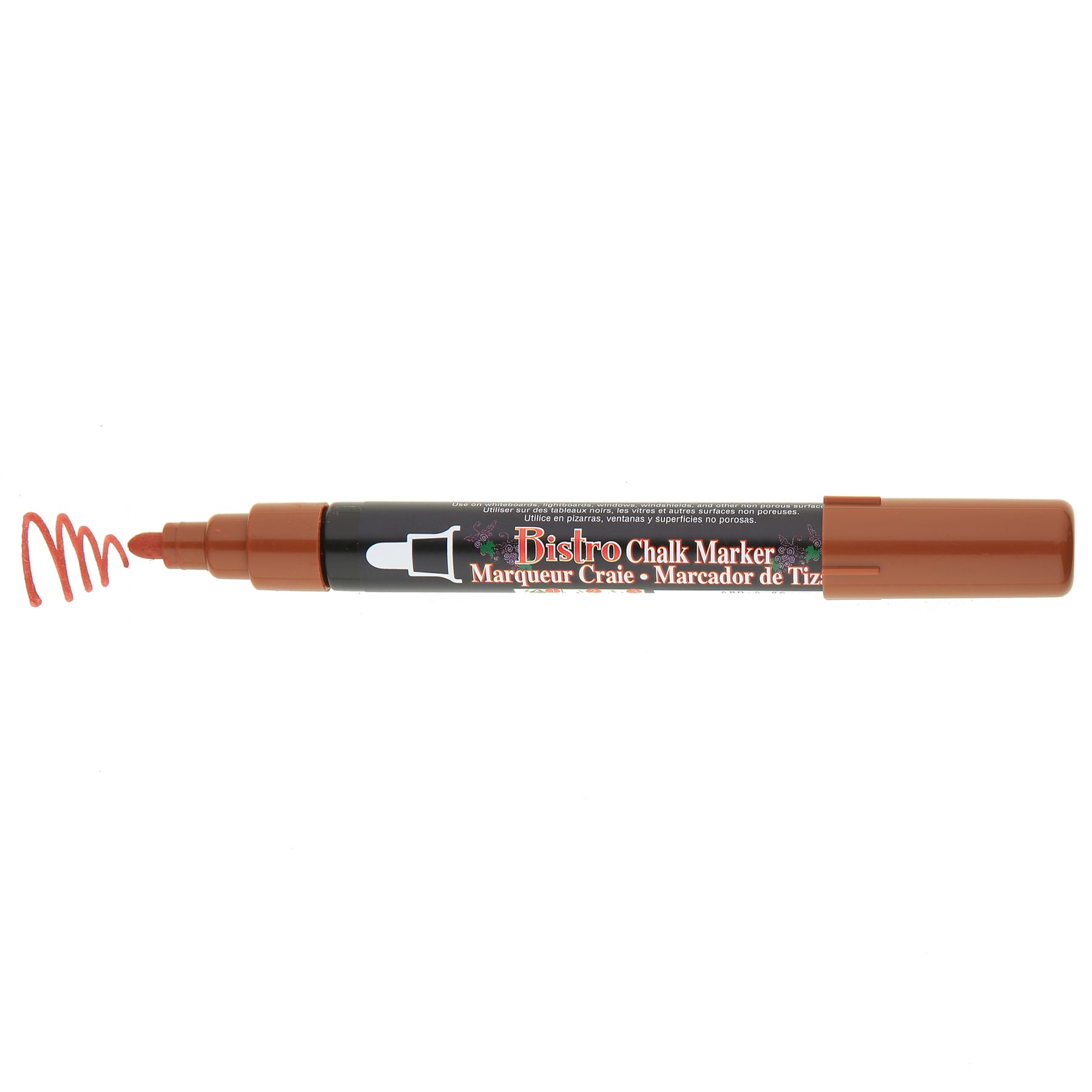 Bistro Chalk Marker Broad Tip, 480R-S, Brown
