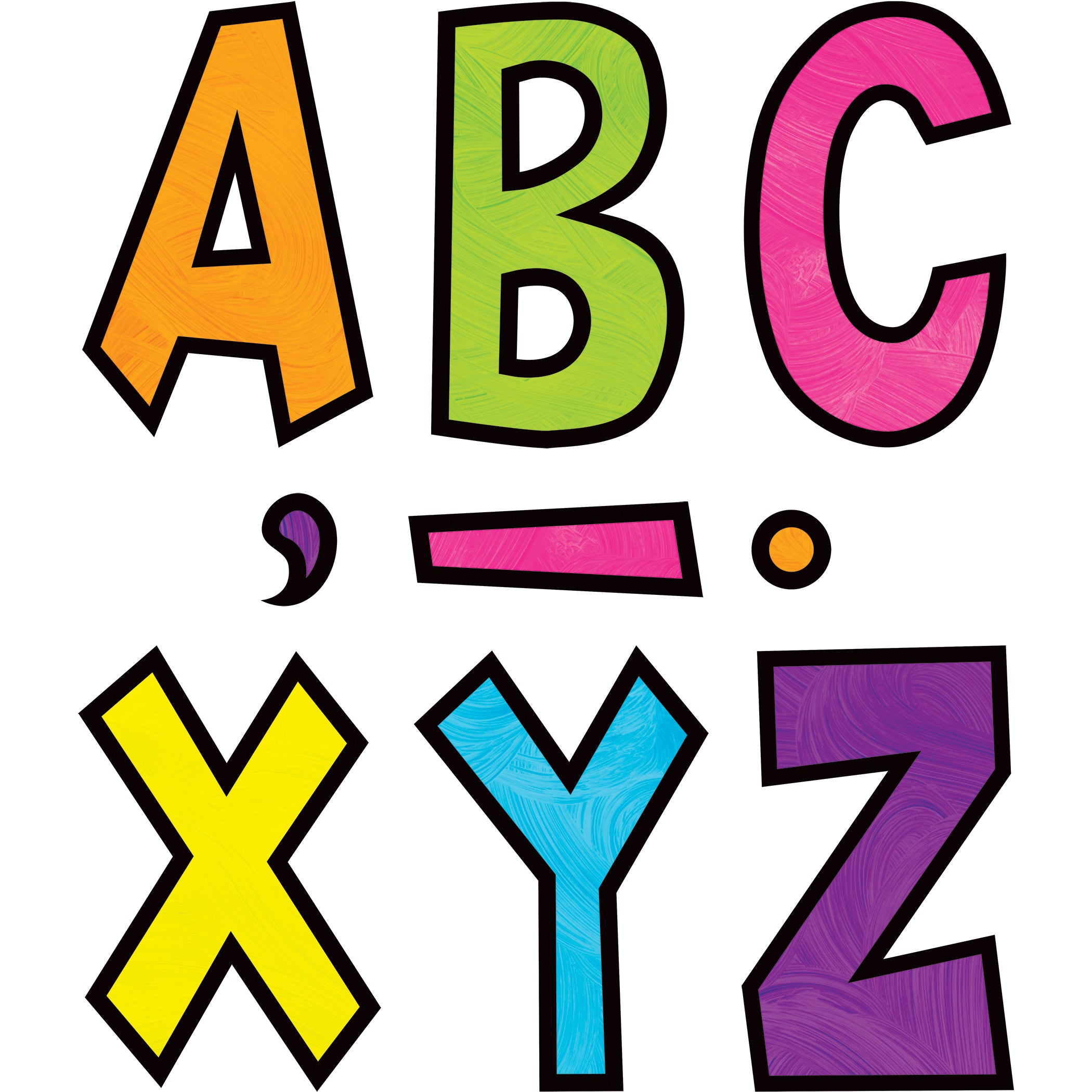 Brights 4Ever 7" Fun Font Letters, Pack of 120
