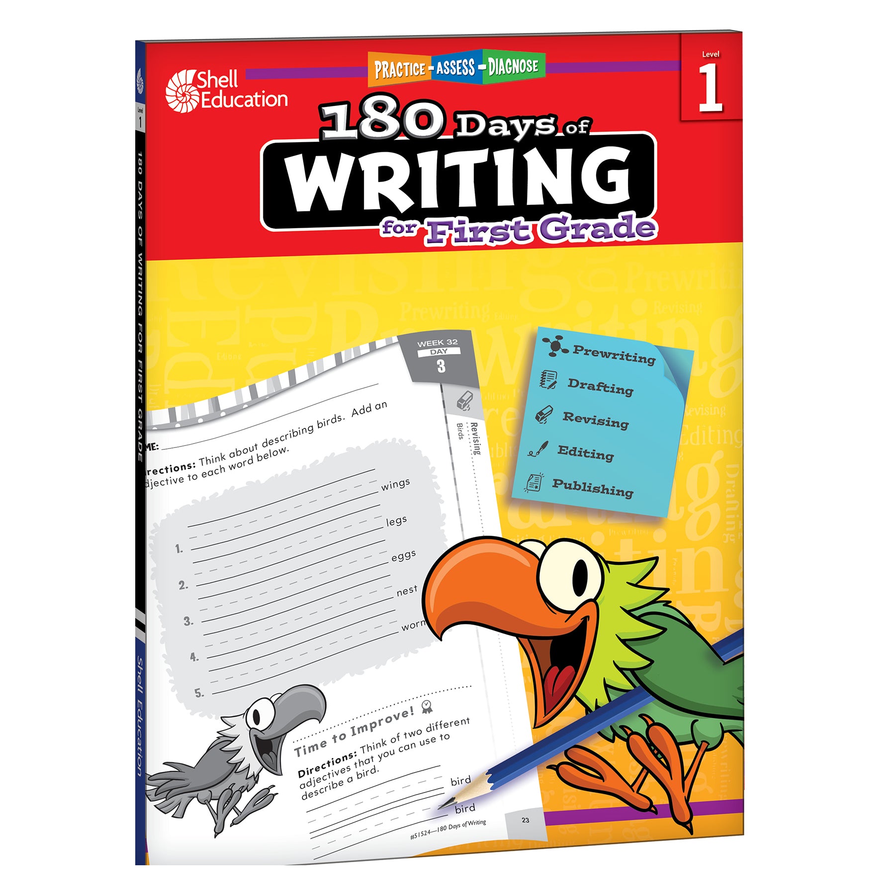 180 Days Writing, Spelling, & Printing Grade 1: 3-Book Set