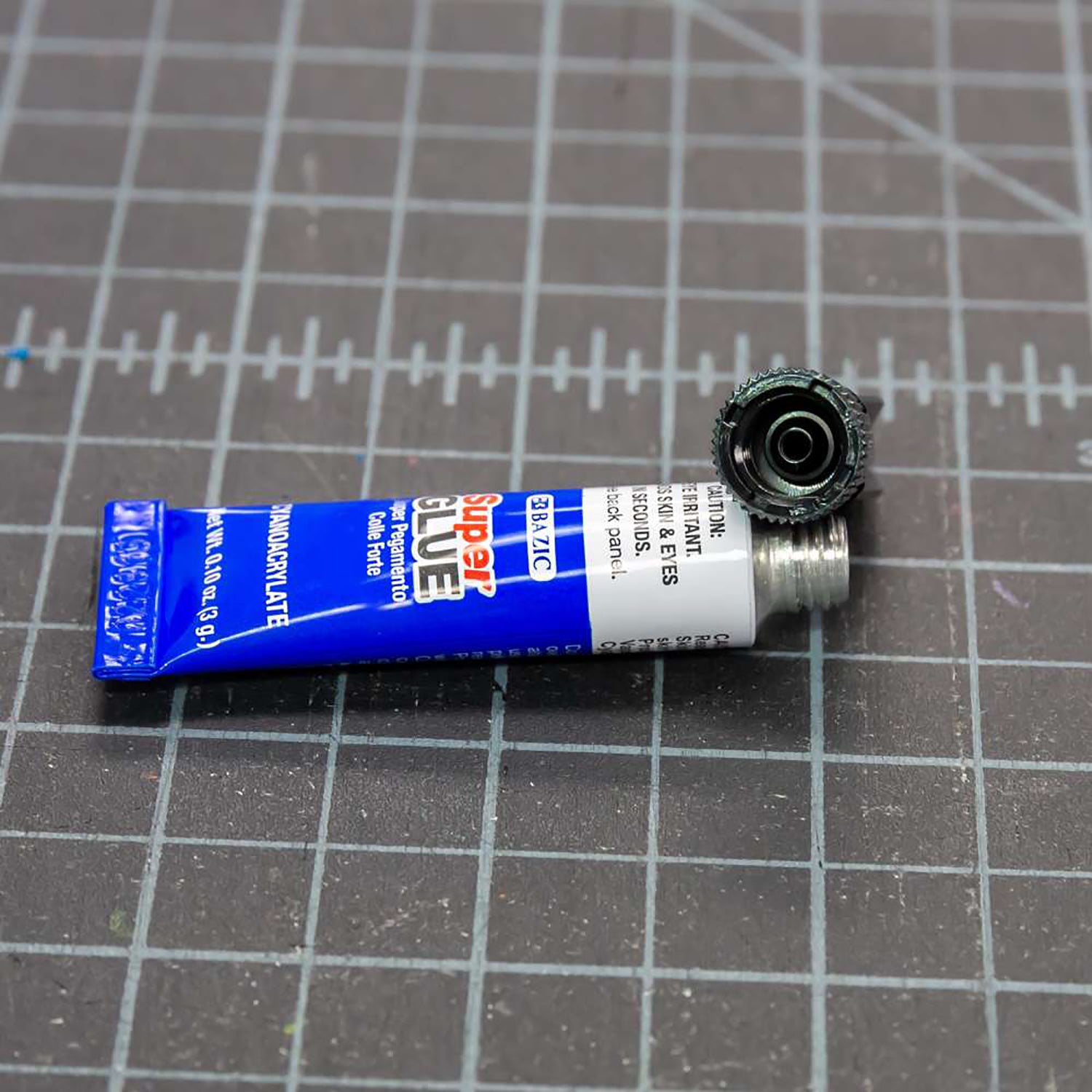 Super Glue, 0.10 oz (3g), Pack of 6