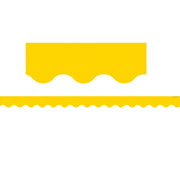 Yellow Gold Scalloped Border Trim