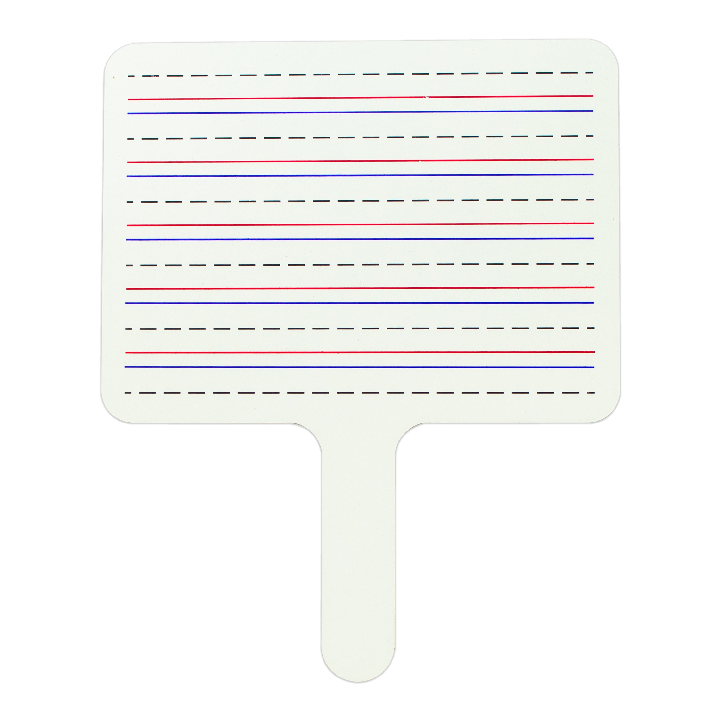 Two-Sided Dry Erase Answer Paddles, Set of 12