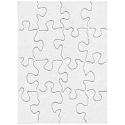 Blank Puzzle - 16pcs, 4"x5.5", 24 puzzles *(16MA24W)