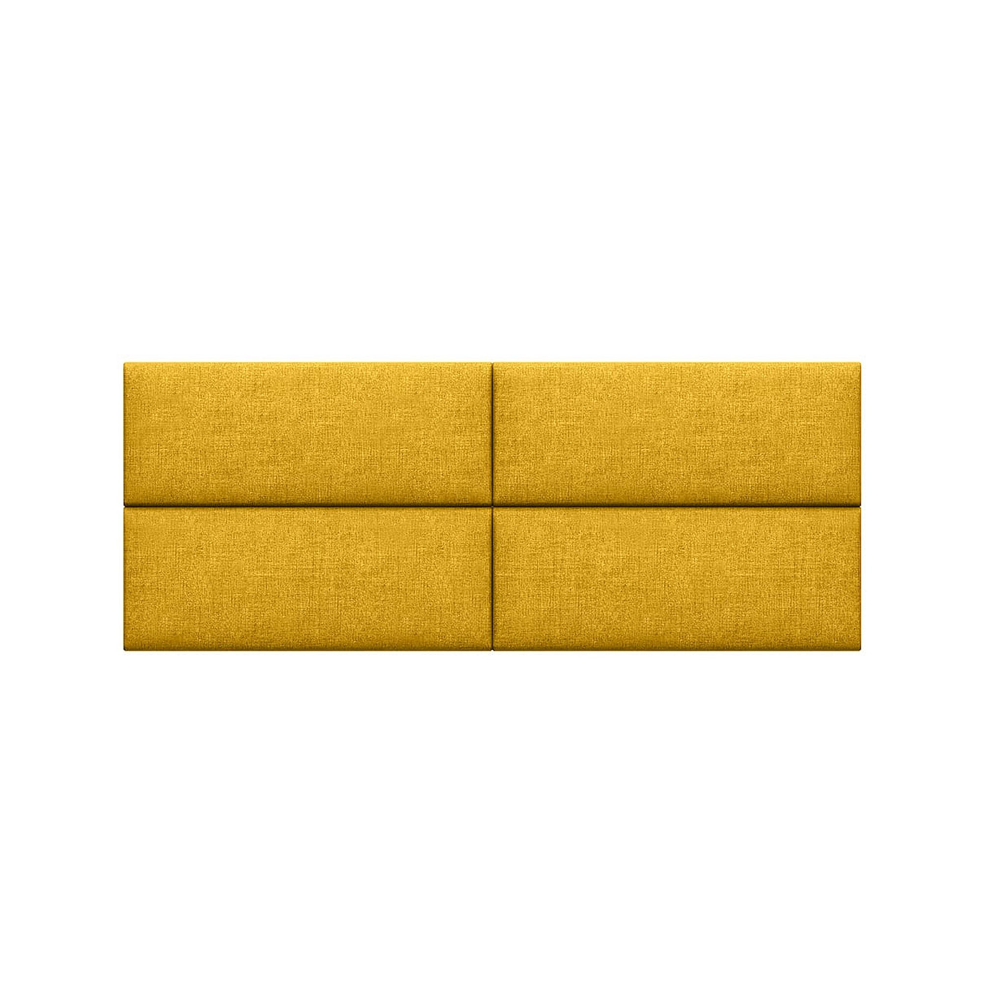 Jaxx Panelist Modern Padded Headboard – Set of 4 Wall Mounted Panels - Queen, Petrol Blue Microvelvet