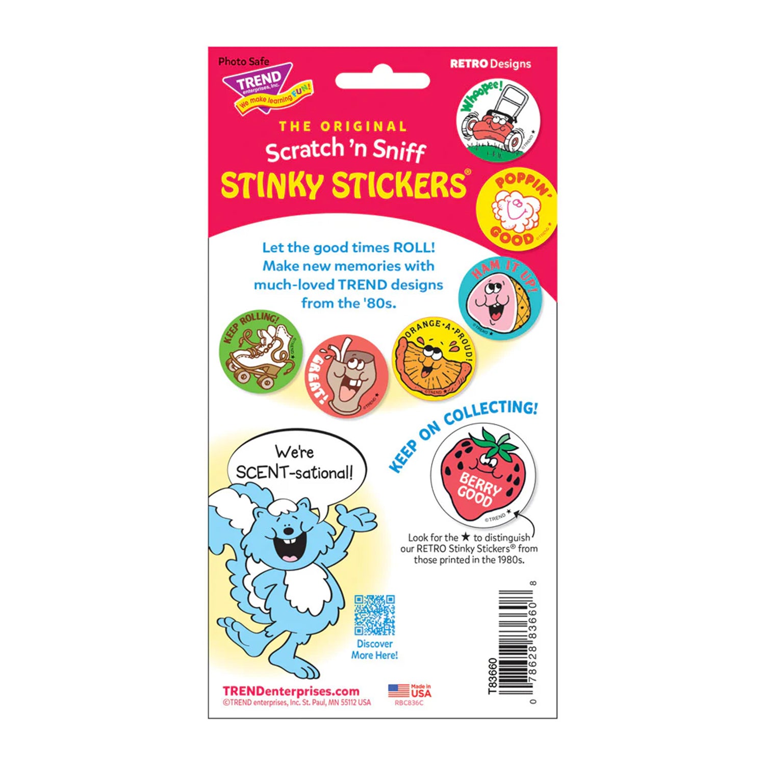 Hot Number/ Phone Scent Stickers, 24 ct.