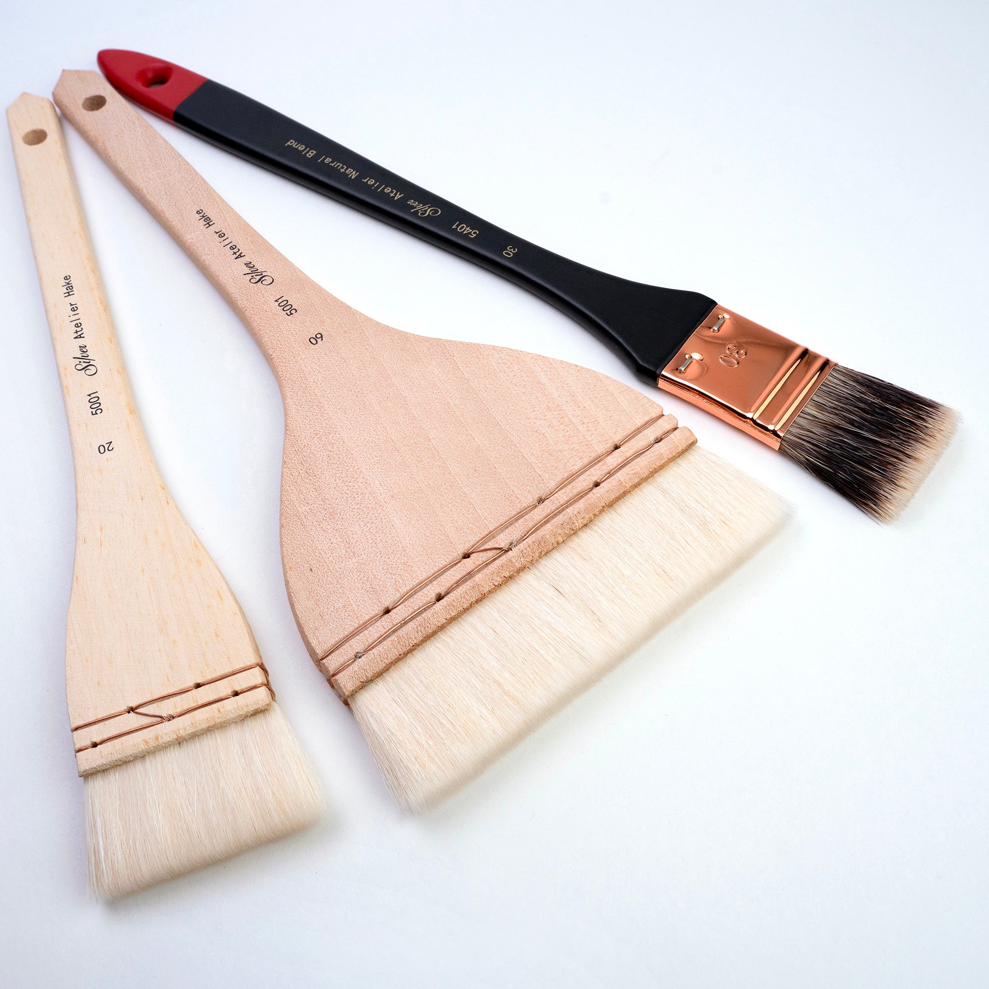 Hake/Mottler Combo, 3 Brushes
