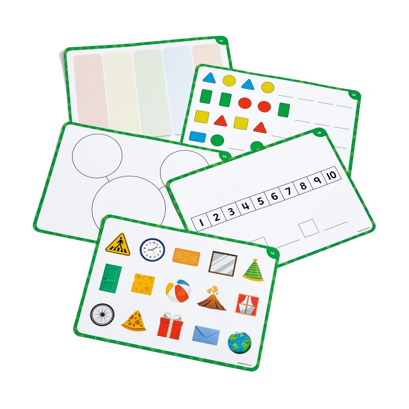 Numbers and Shapes Activity Tray