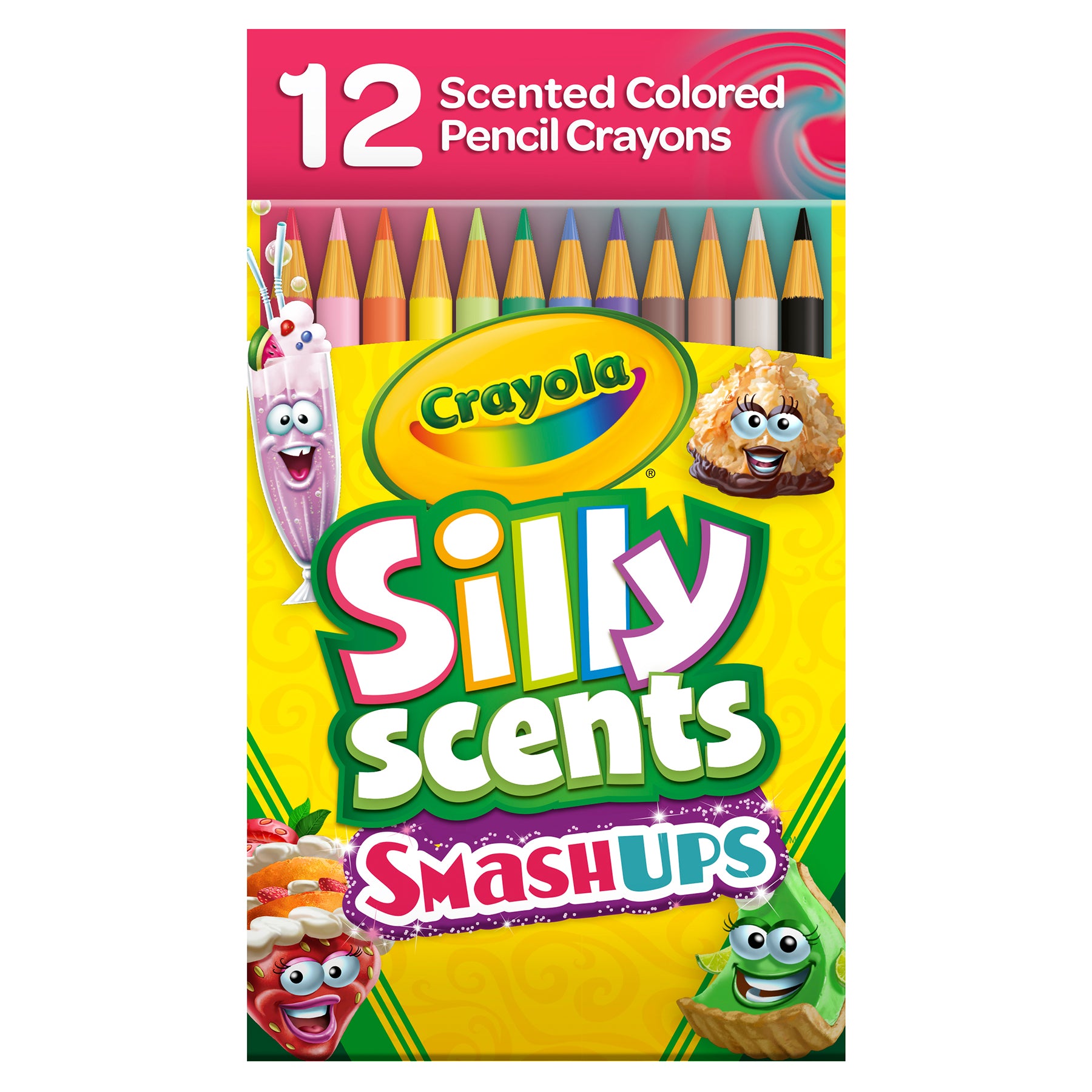 Silly Scents Smash Ups Colored Pencils, 12 Count
