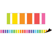 Colorful Stripes Magnetic Border, 24 Feet