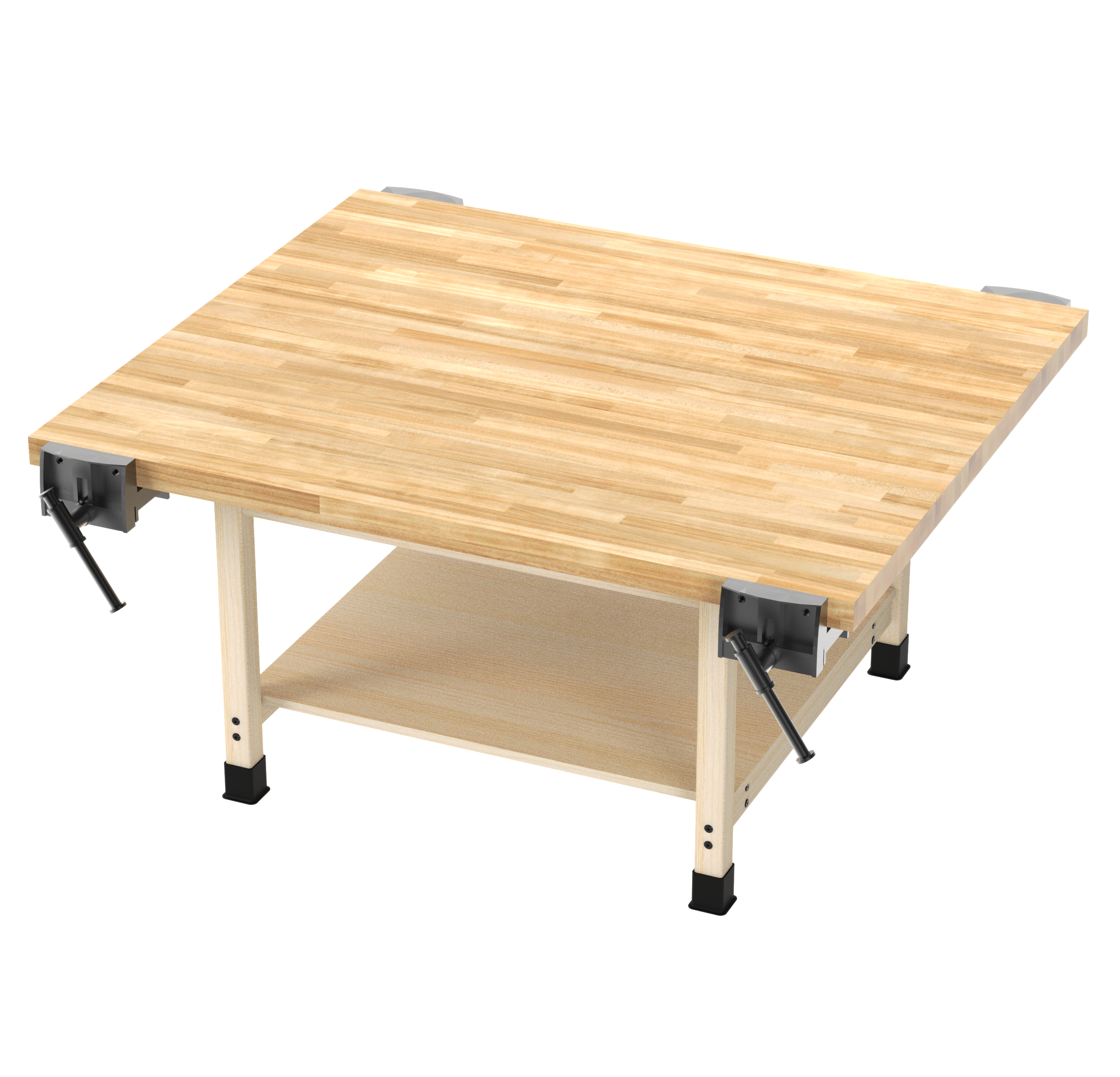 Forum Fixed Workbench W/4 Vises