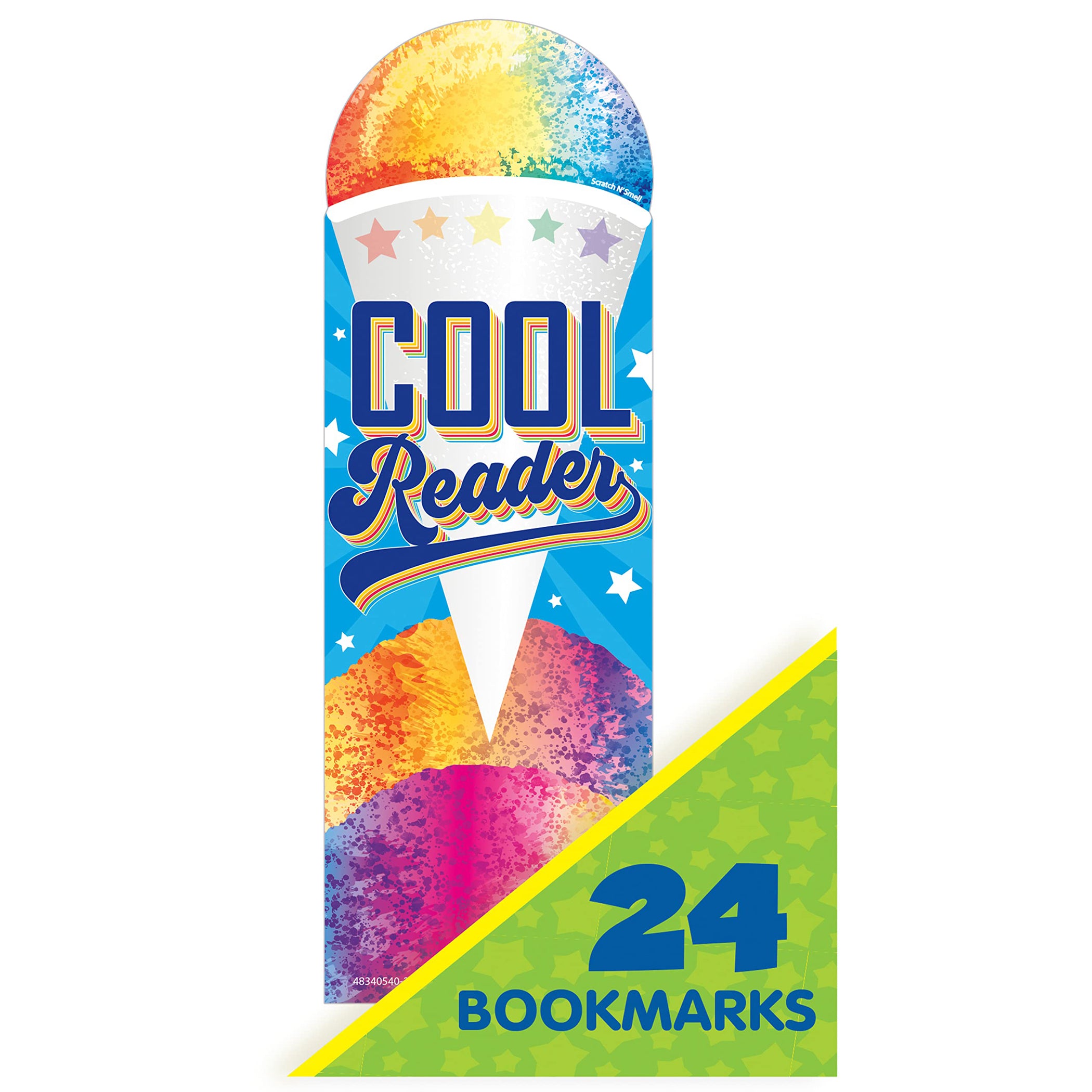 Cool Reader Snow Cone Scented Bookmarks, Pack of 24
