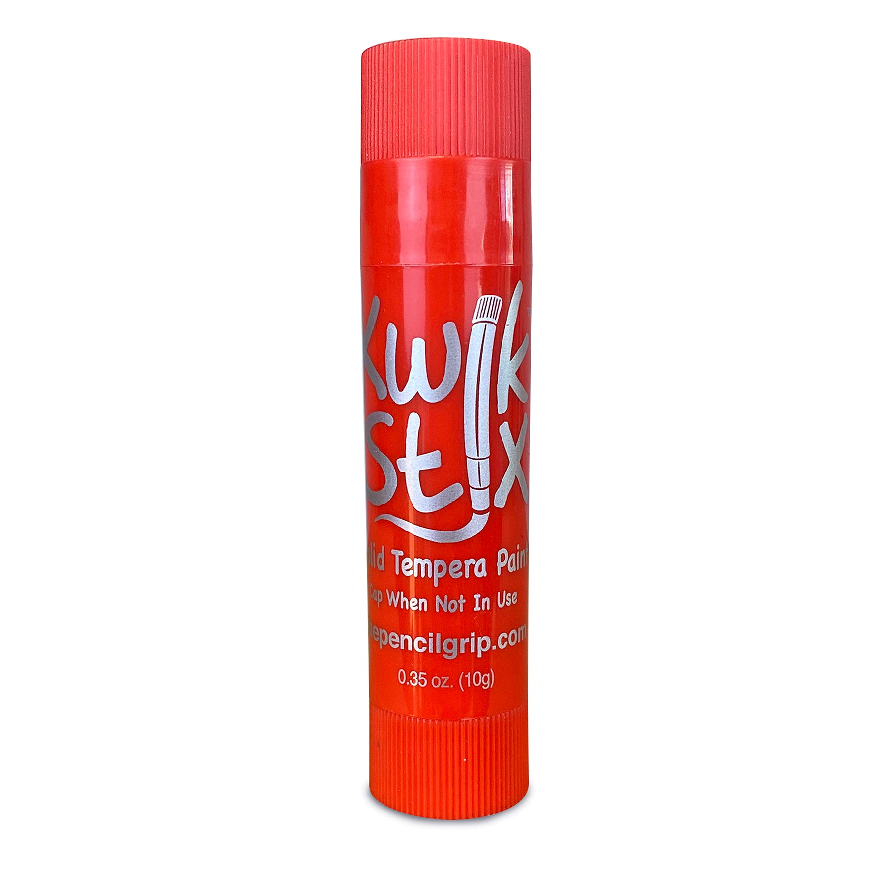 Solid Tempera Paint Sticks, Single Color Pack, Red, Pack of 12