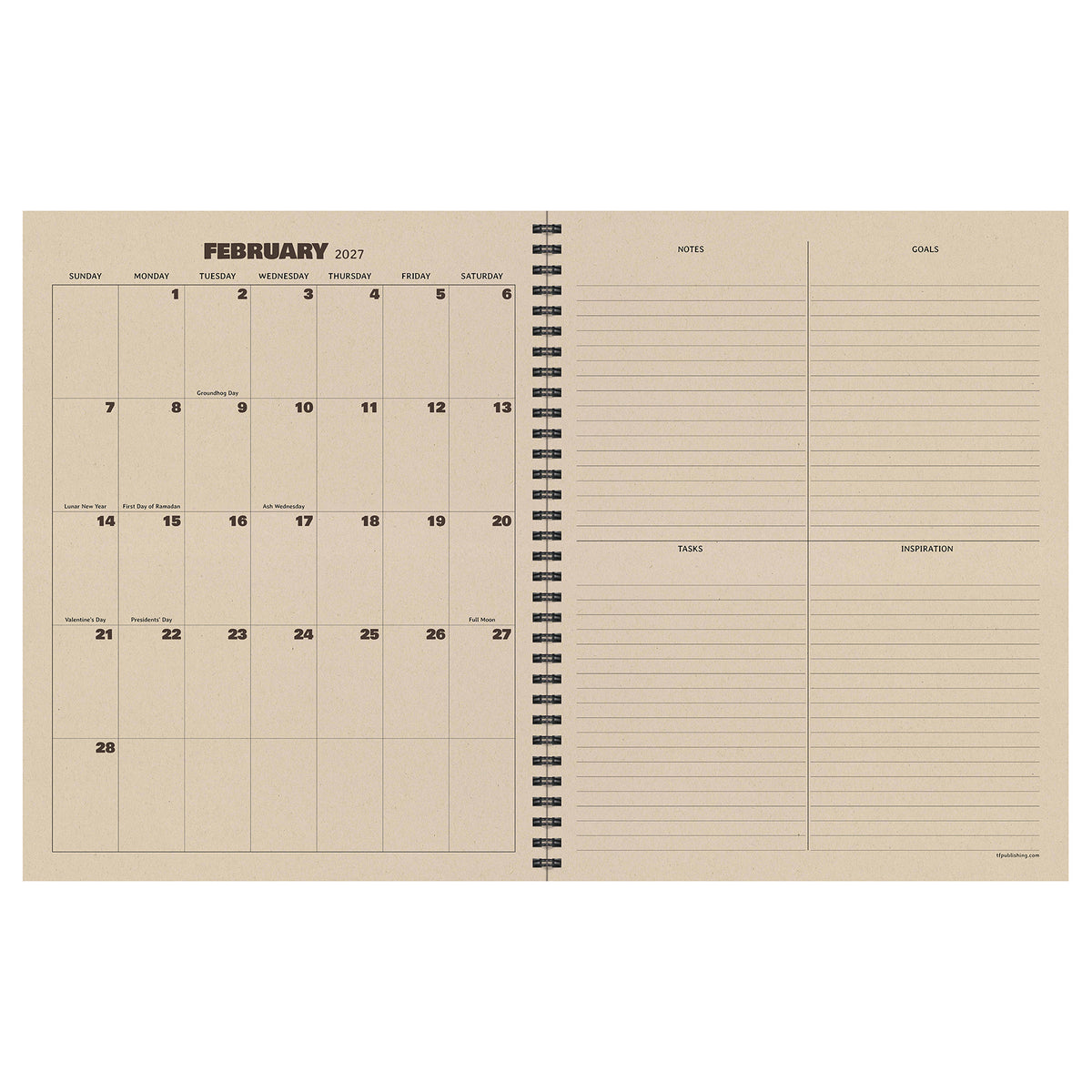 2027 WTHERWD WOOL LG WK MON PLANNER