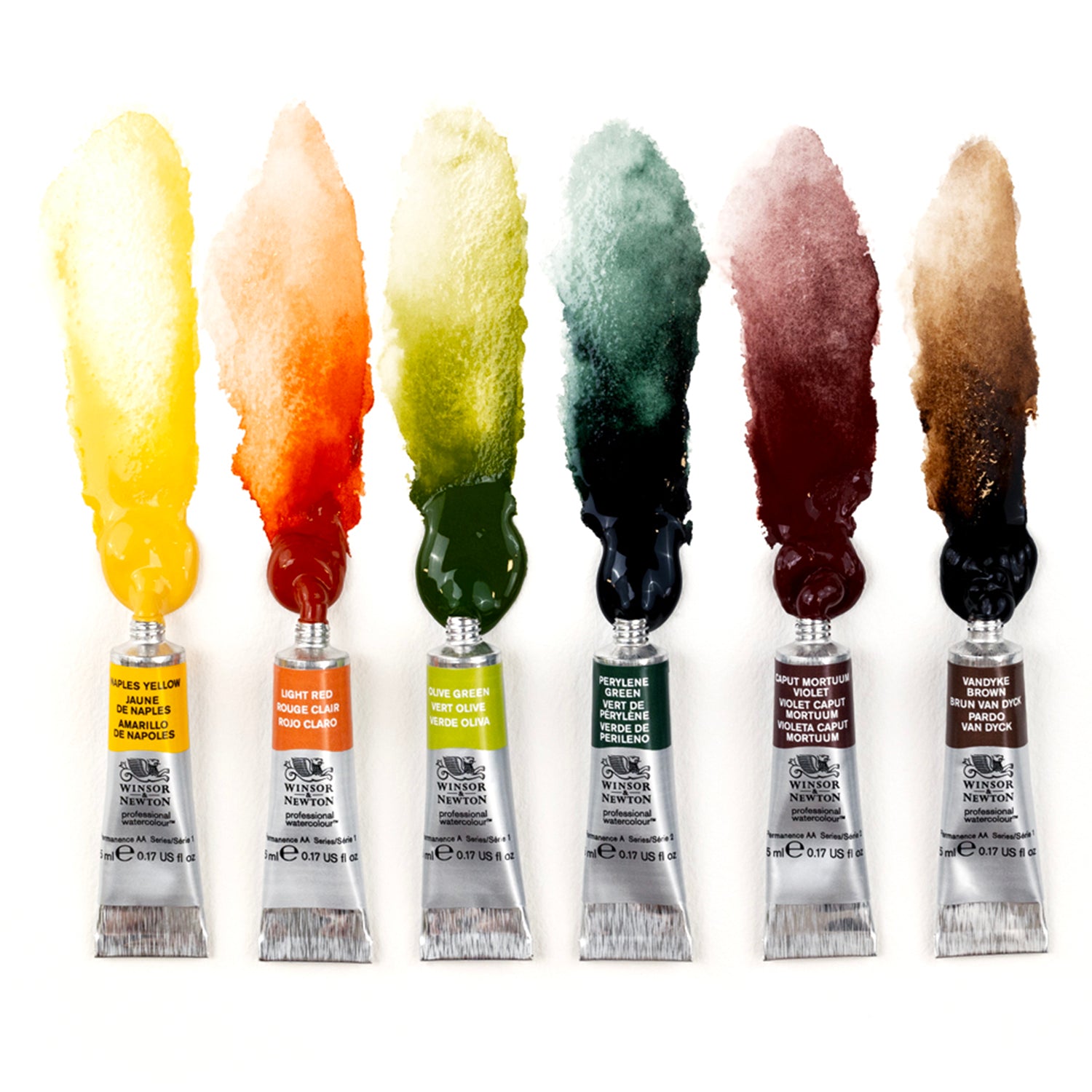 PWC - 6 x 5ml Tube set - Rich Earth Colours