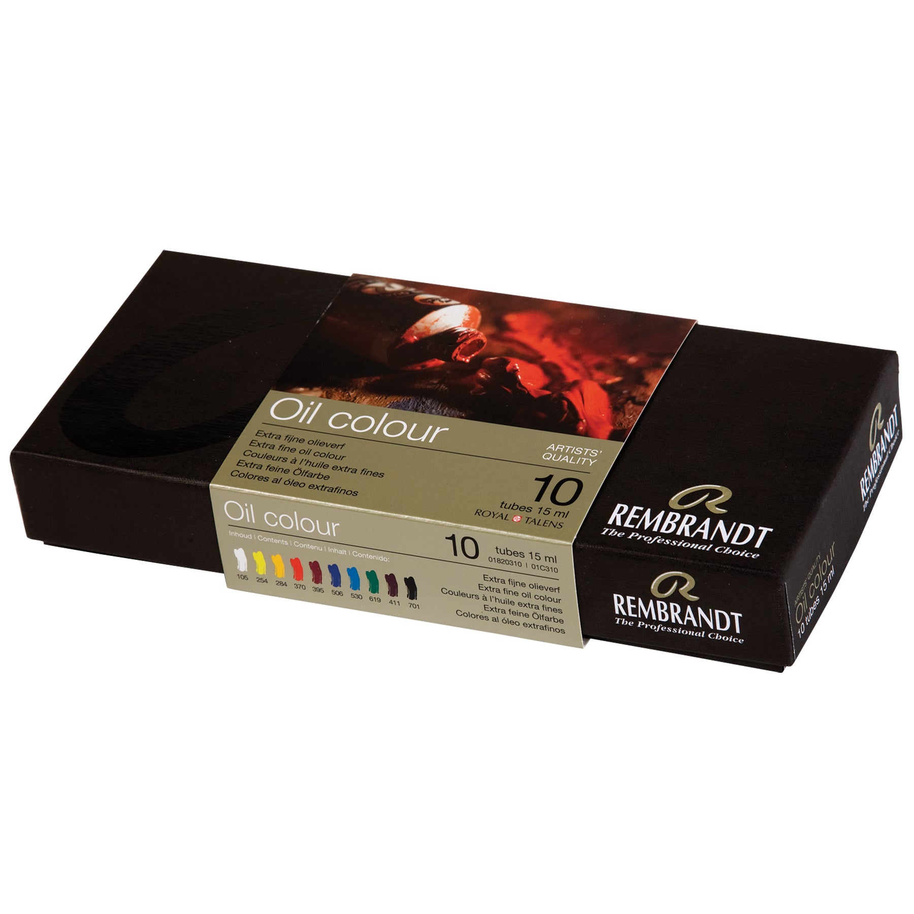 Oil Color Basic Set, 10 x 15mL