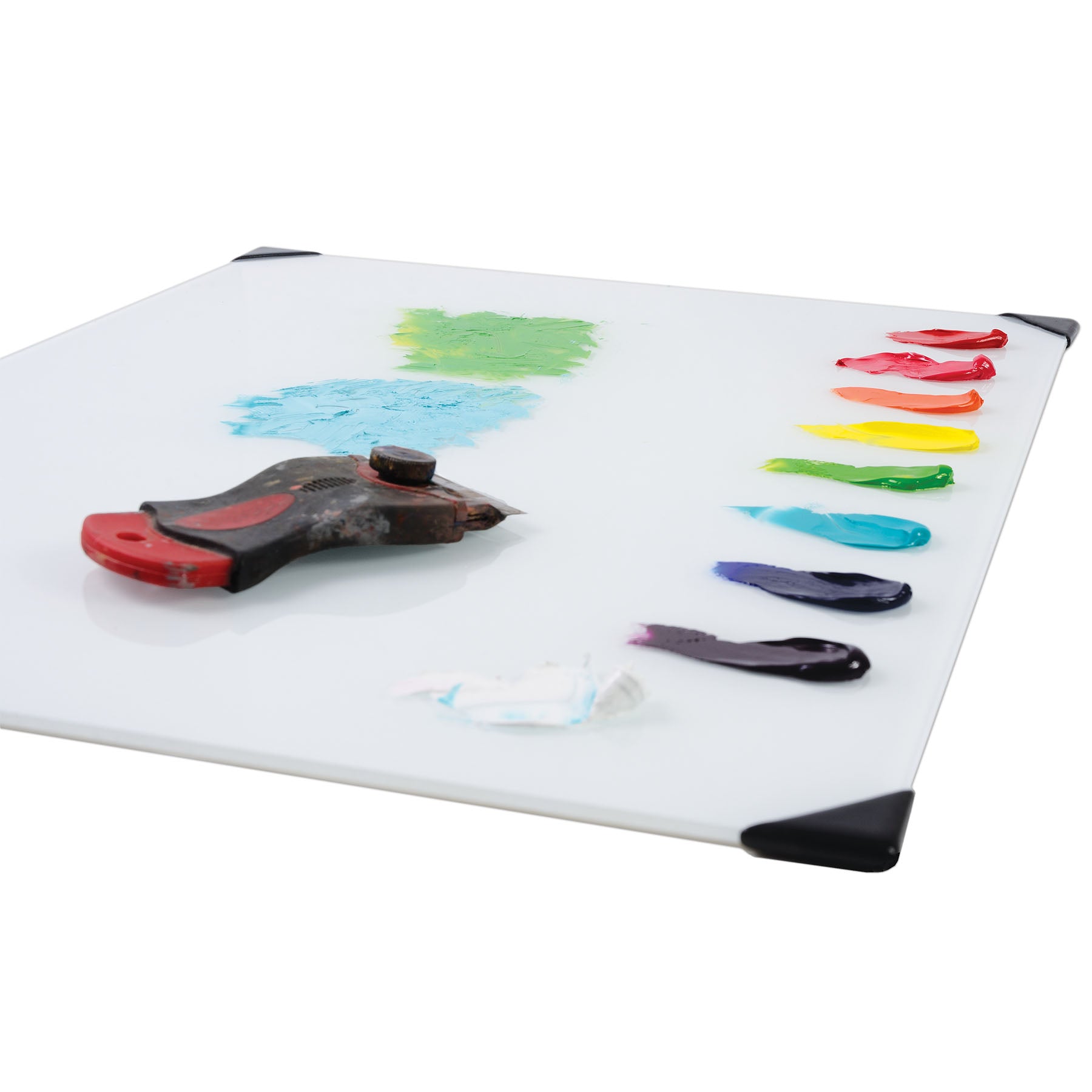 POSH table top palette Glass White 16x20