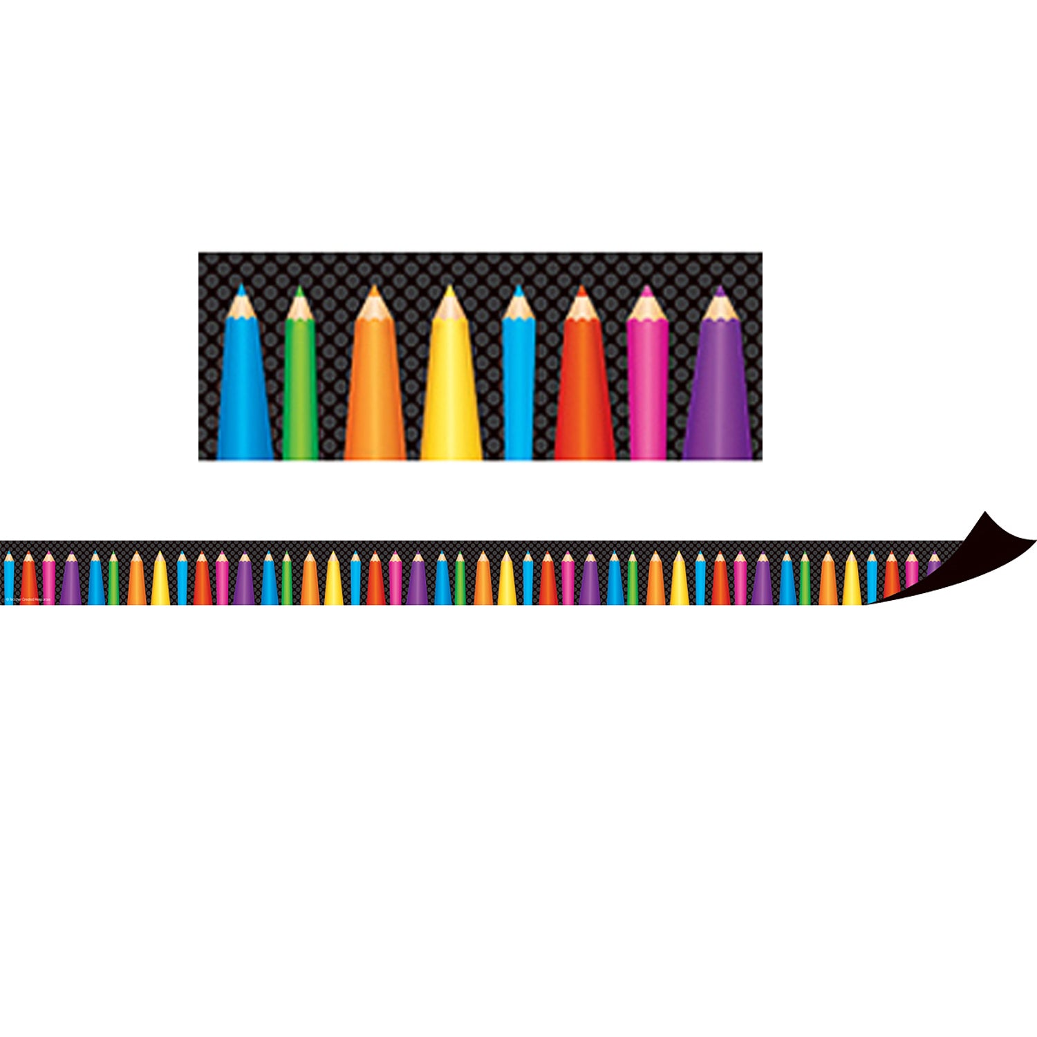 Colored Pencils Magnetic Border