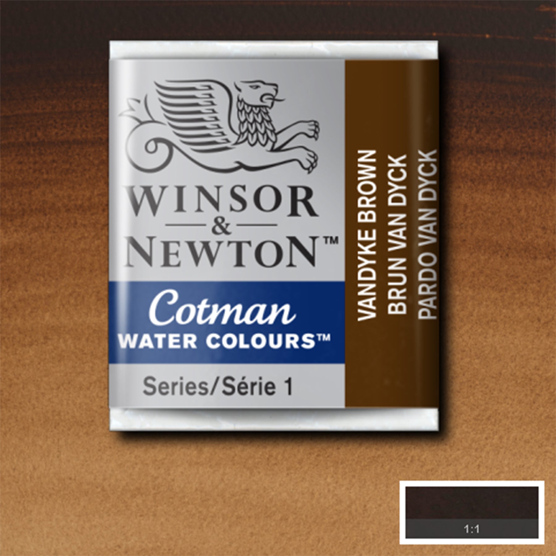 CWC Half Pan - Vandyke Brown