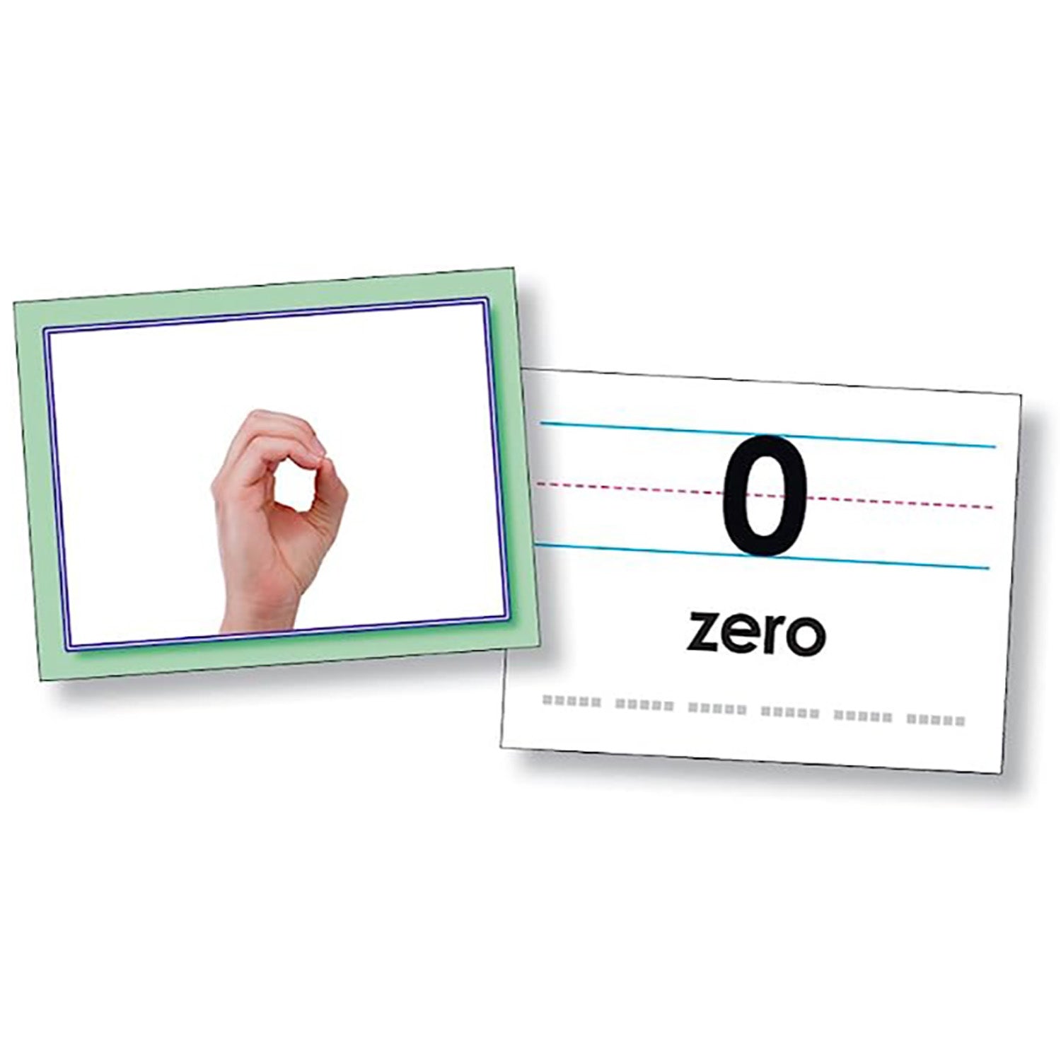 American Sign Language Cards, Number 0-30