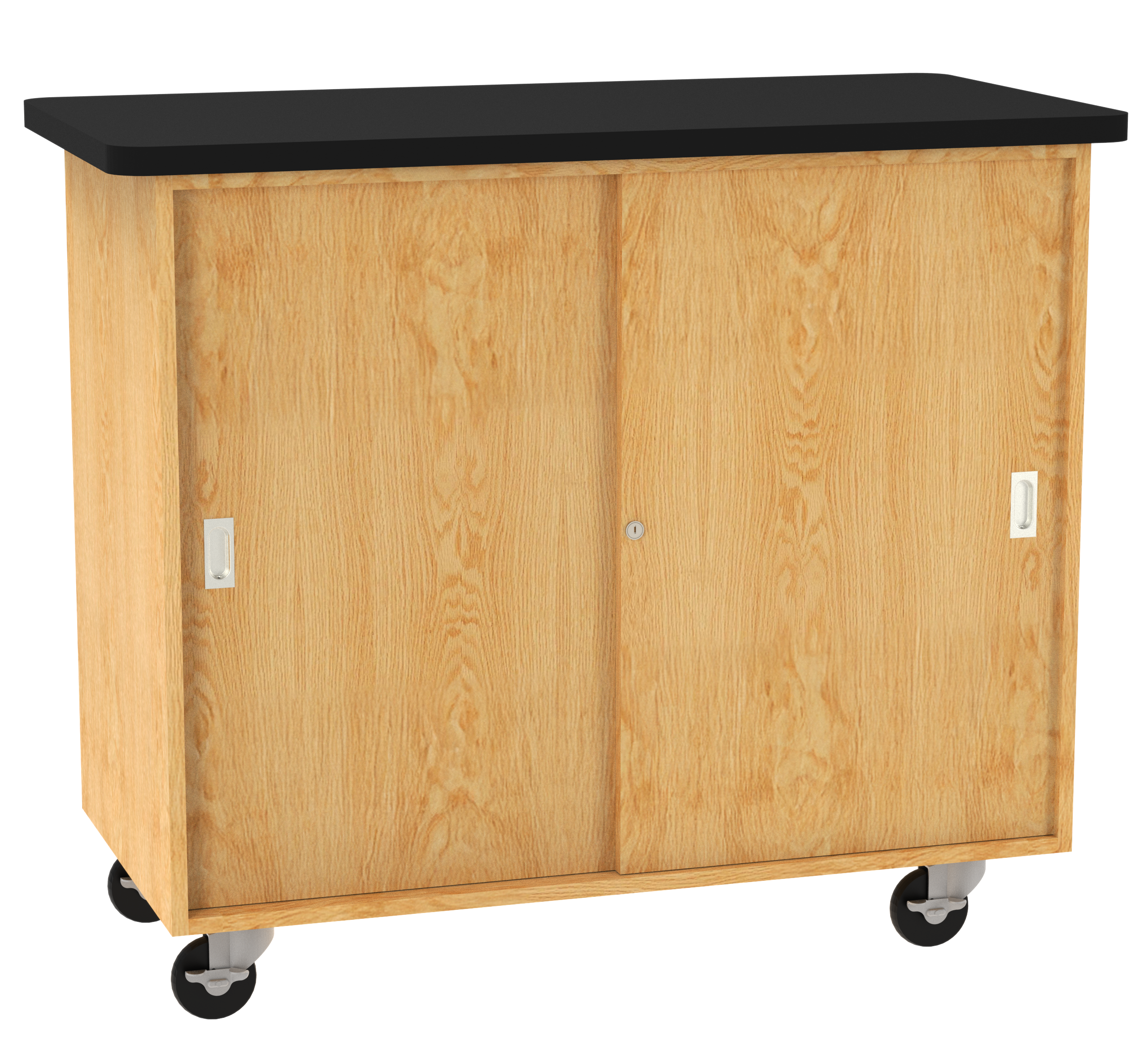 Perpetulab Balance Cabinet - Red Oak, 48"W x 24"D x 40"H