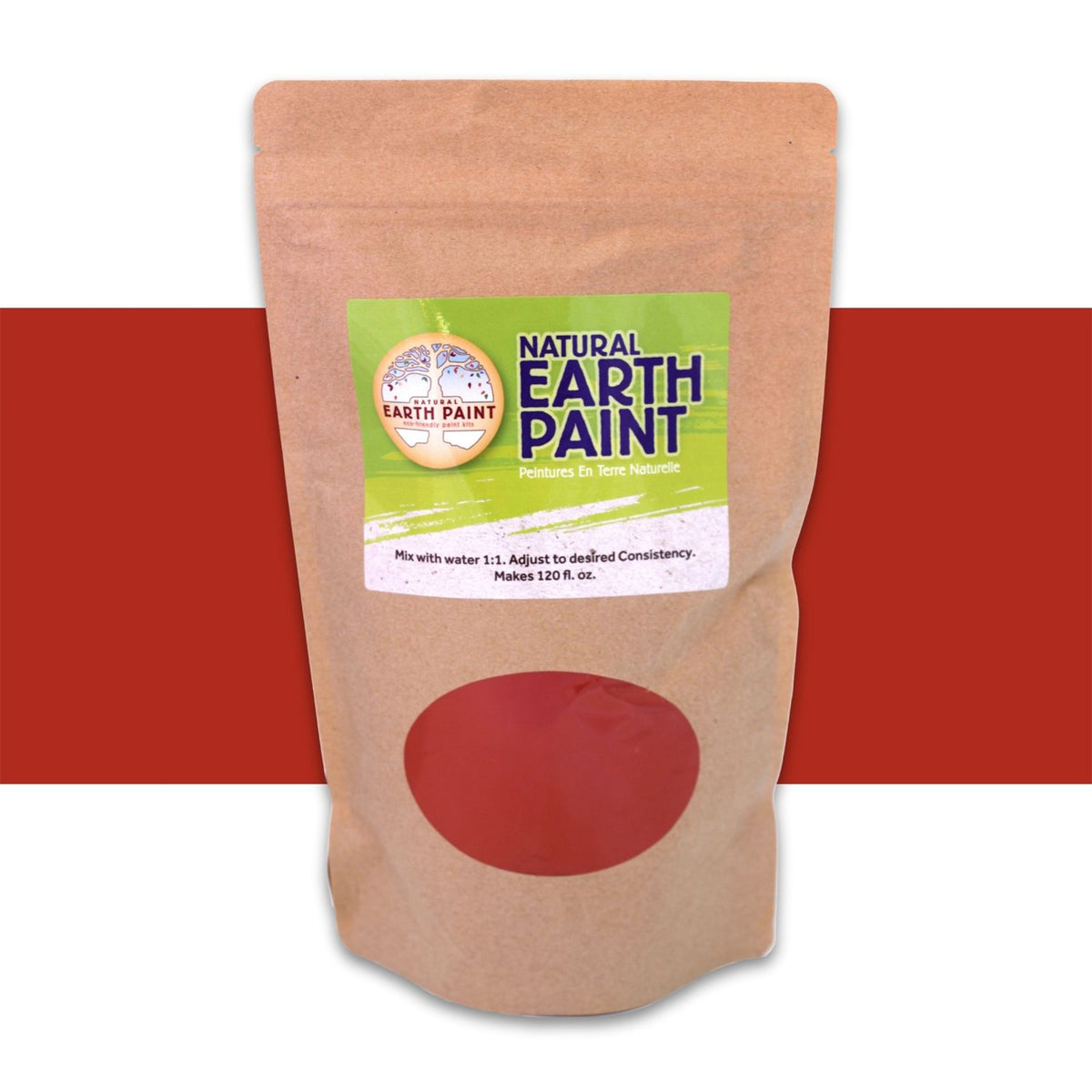 NATURAL EARTH PAINT 1QT RED