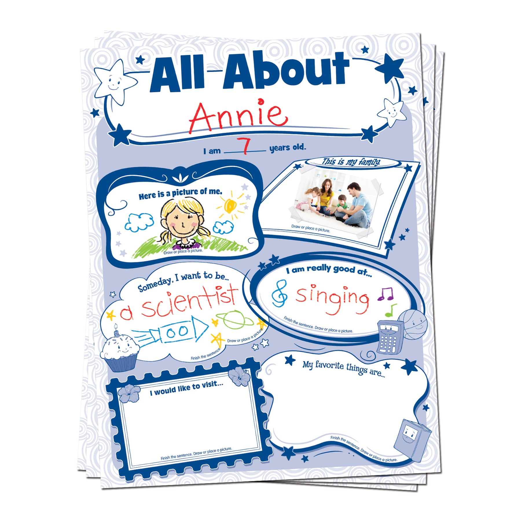 All About Me Poster Pack