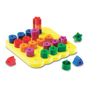 Stacking Shapes Pegboard Activity Set