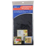 LetterCraft Permanent Vinyl Lettering, Helvetica, 1-Inch, Black