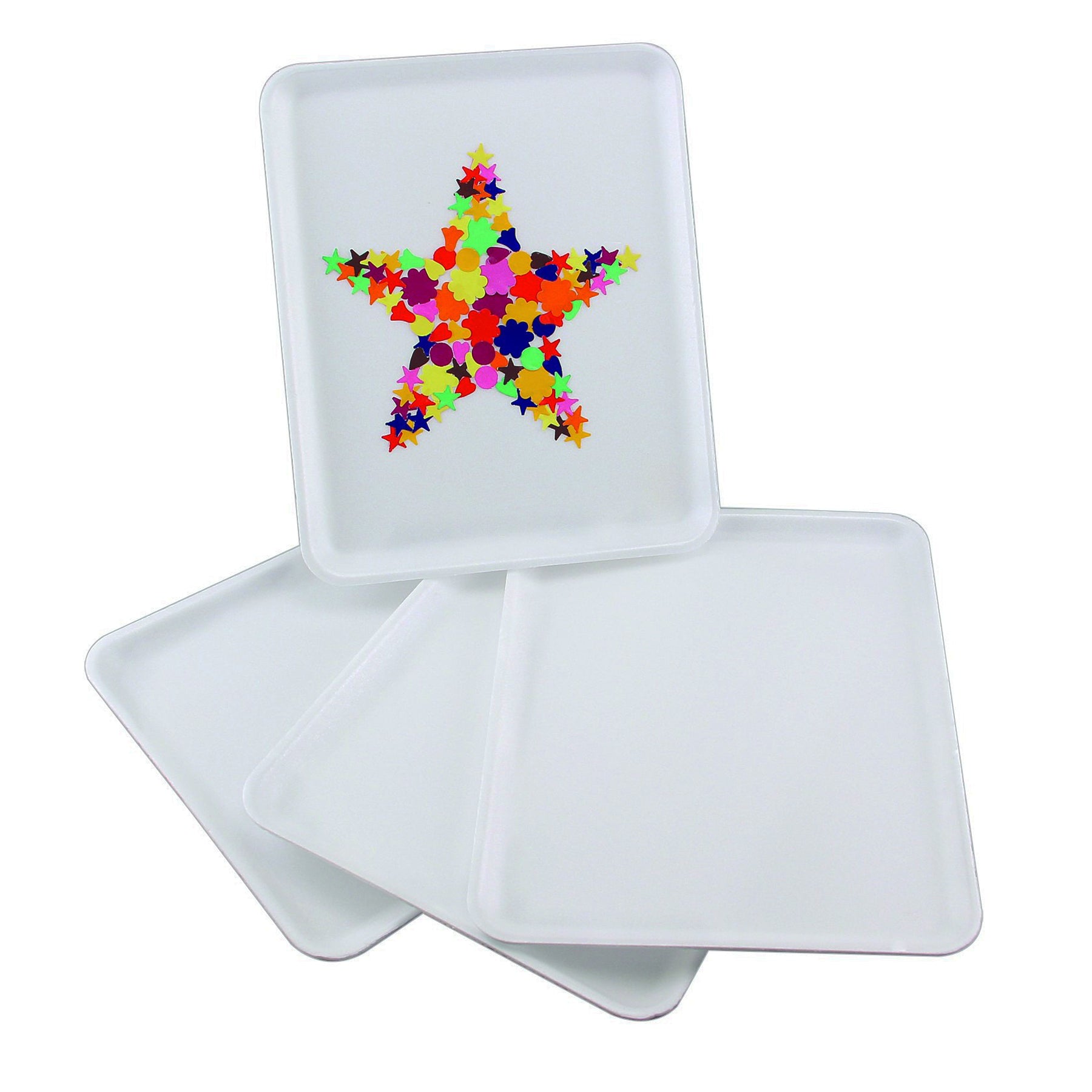 Trays - 25 count, 9"x11", foam, White