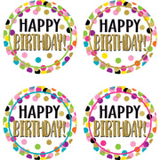 Confetti Happy Birthday Wear ’Em Badges