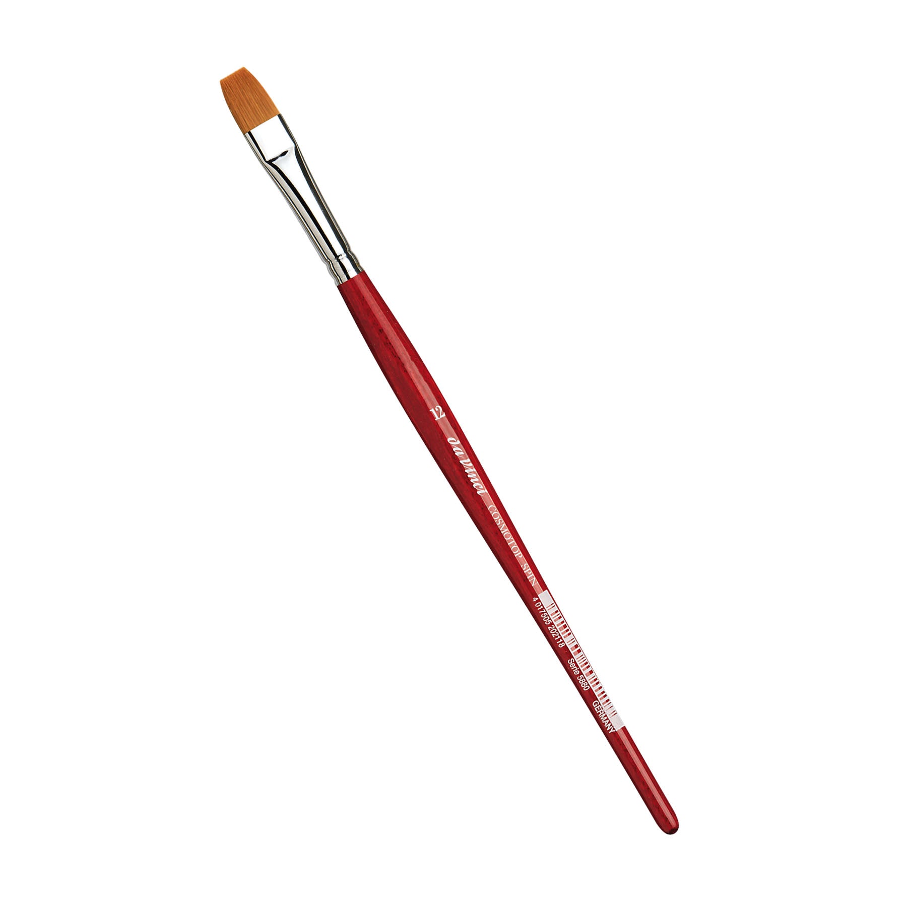 COSMOTOP-SPIN Silkpainting Brush, Synthetic, Watercolor, Flat, Size 12