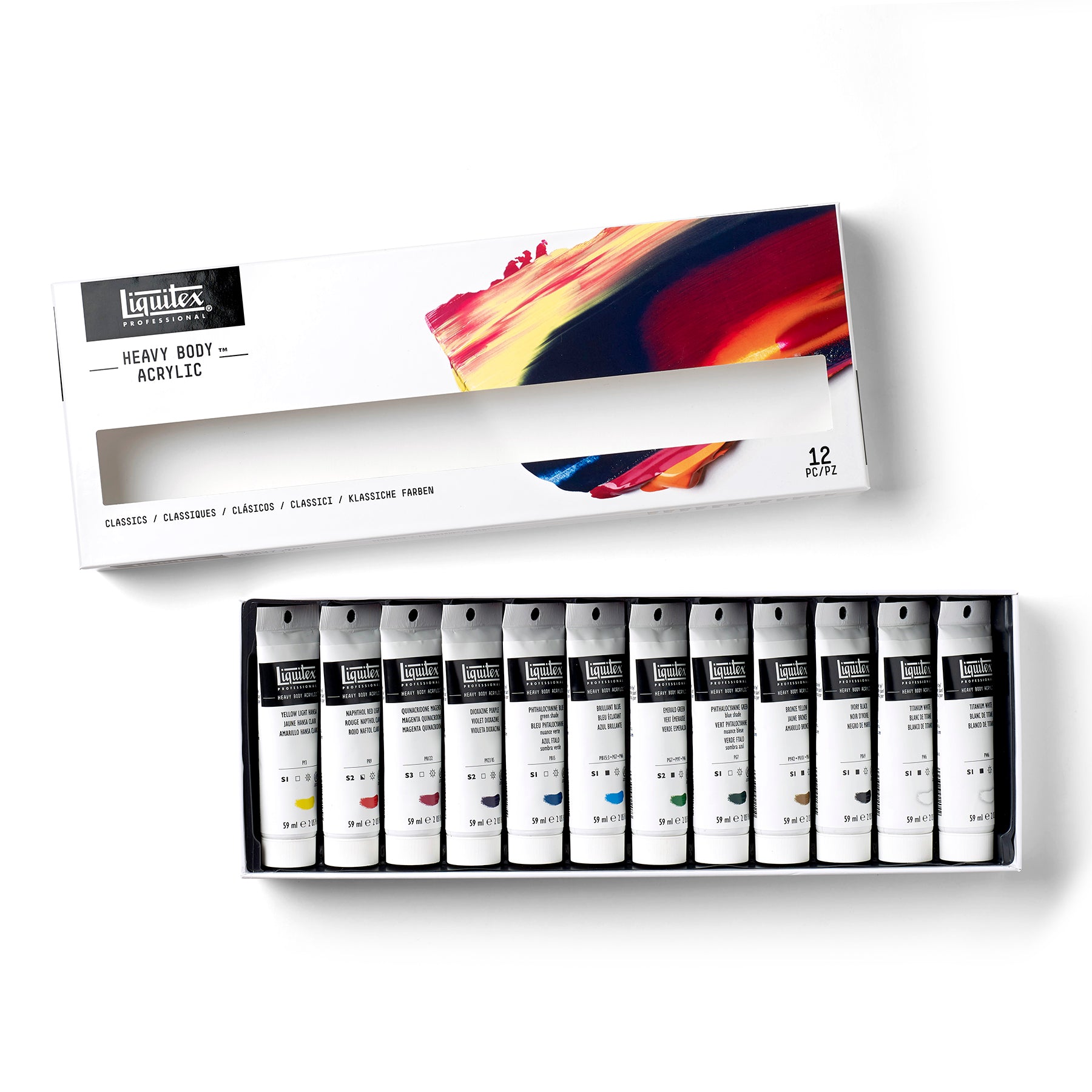 Heavy Body Color - Classic 12 x 59ml Set