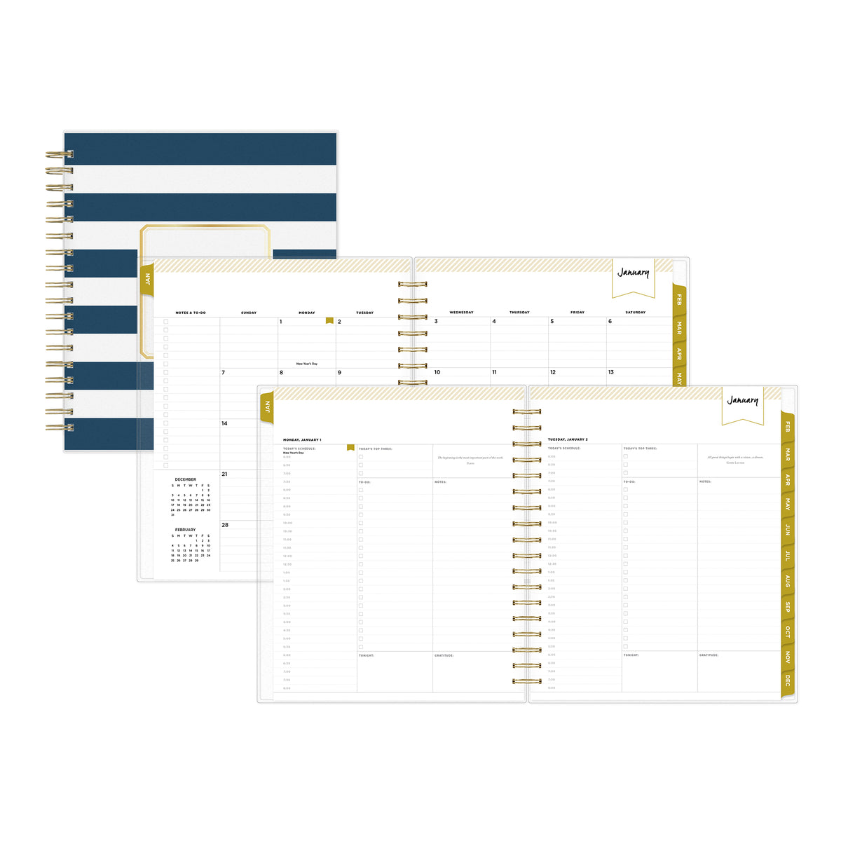 PLANNING CAL DD RUGBY STRIPE NAVY