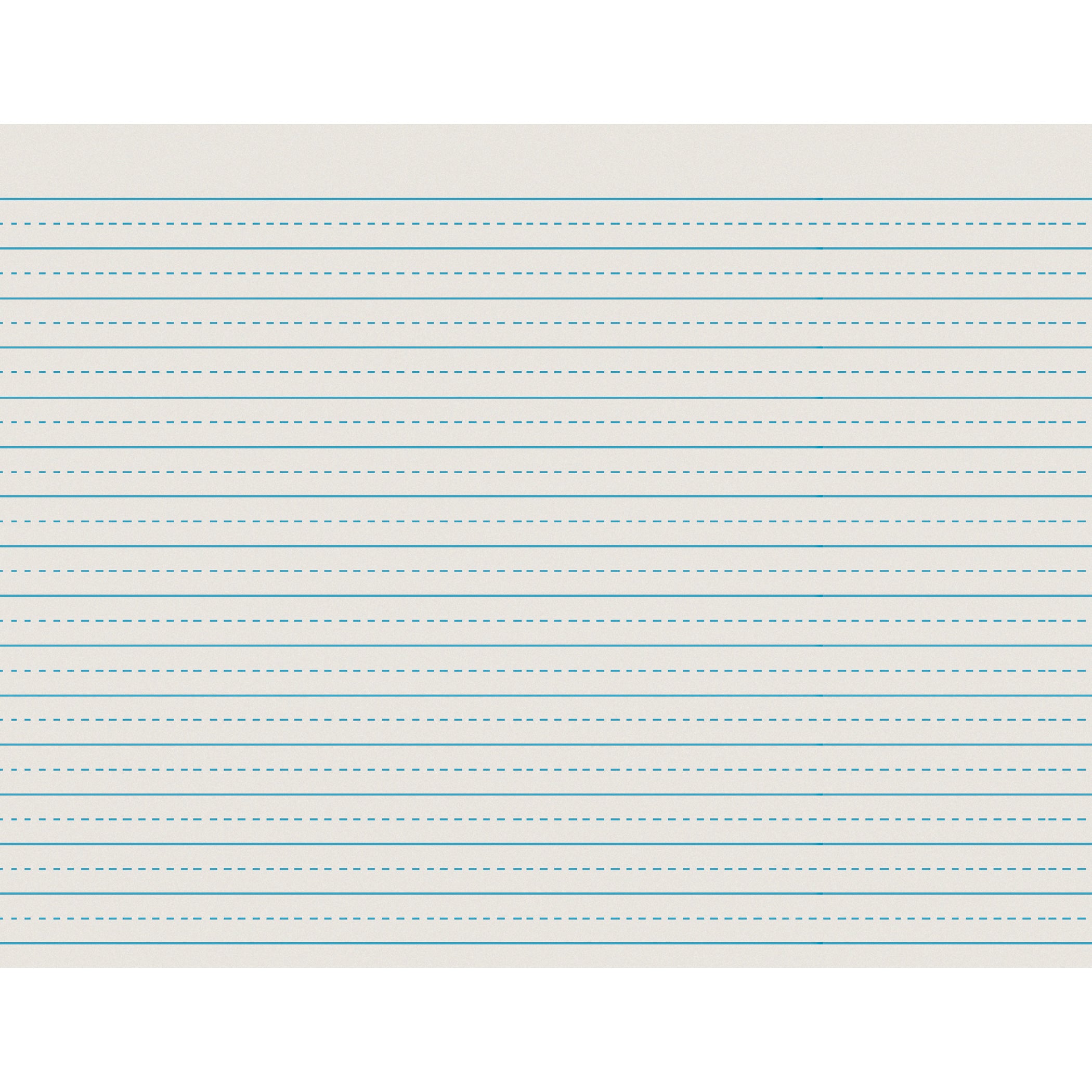 Newsprint Handwriting Paper, Alternate Dotted, Grade 3, 1/2" x 1/4" Ruled Long, 11" x 8-1/2", 500 Sheets