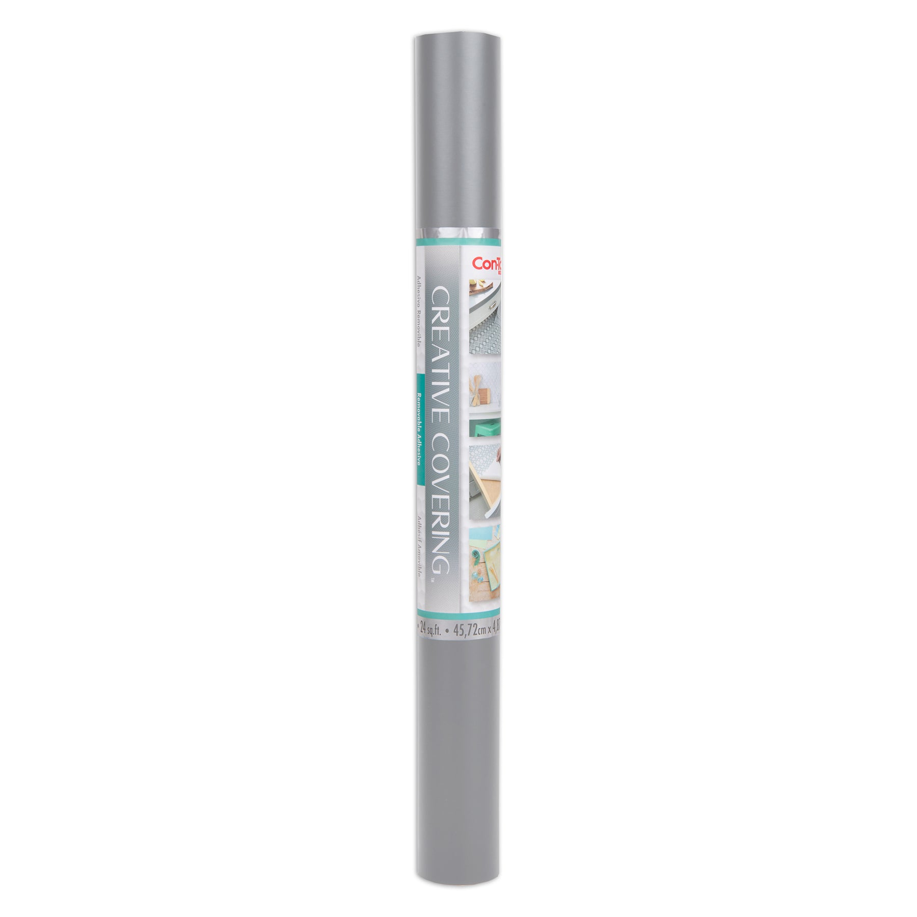Creative Covering™ Adhesive Covering, Slate Gray, 18" x 16 ft