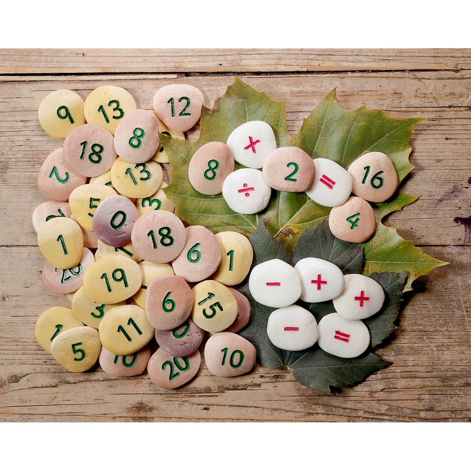 Number Pebbles, Set of 22