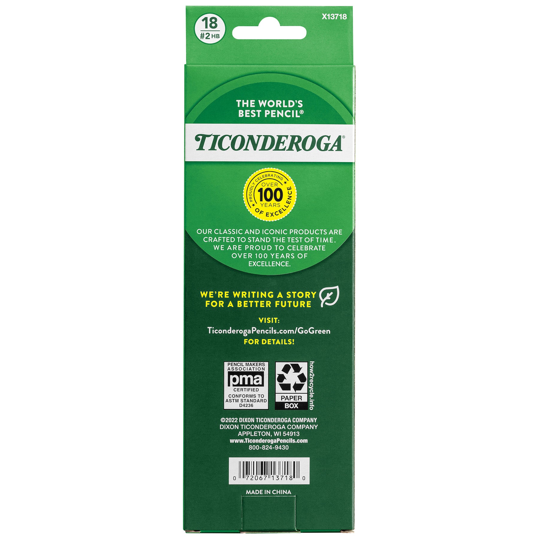 Wooden Pencil Pastel, Sharpened, Pack of 18