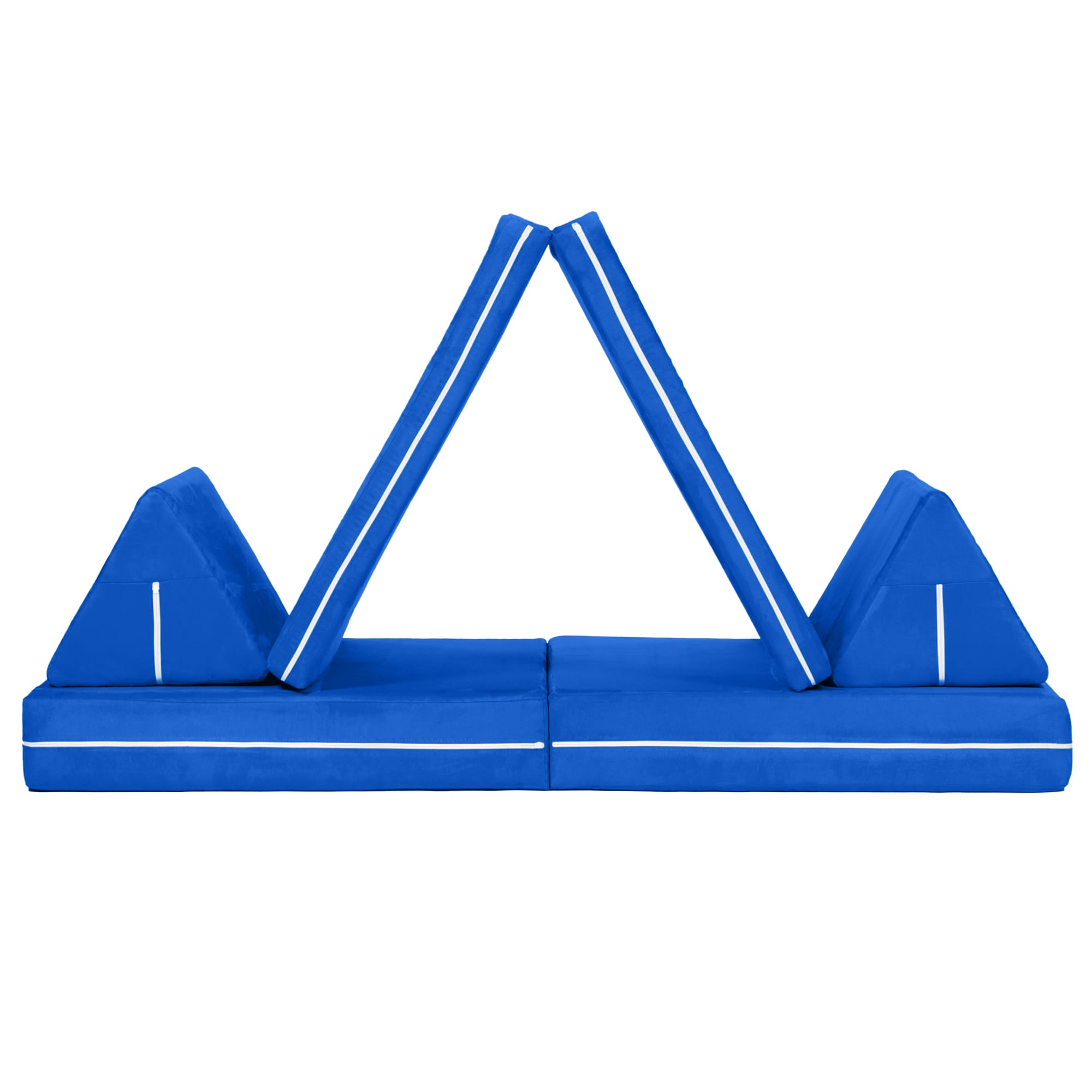 Jaxx Zipline Playscape Imaginative Furniture Playset for Creative Kids, Original Set, Blueberry