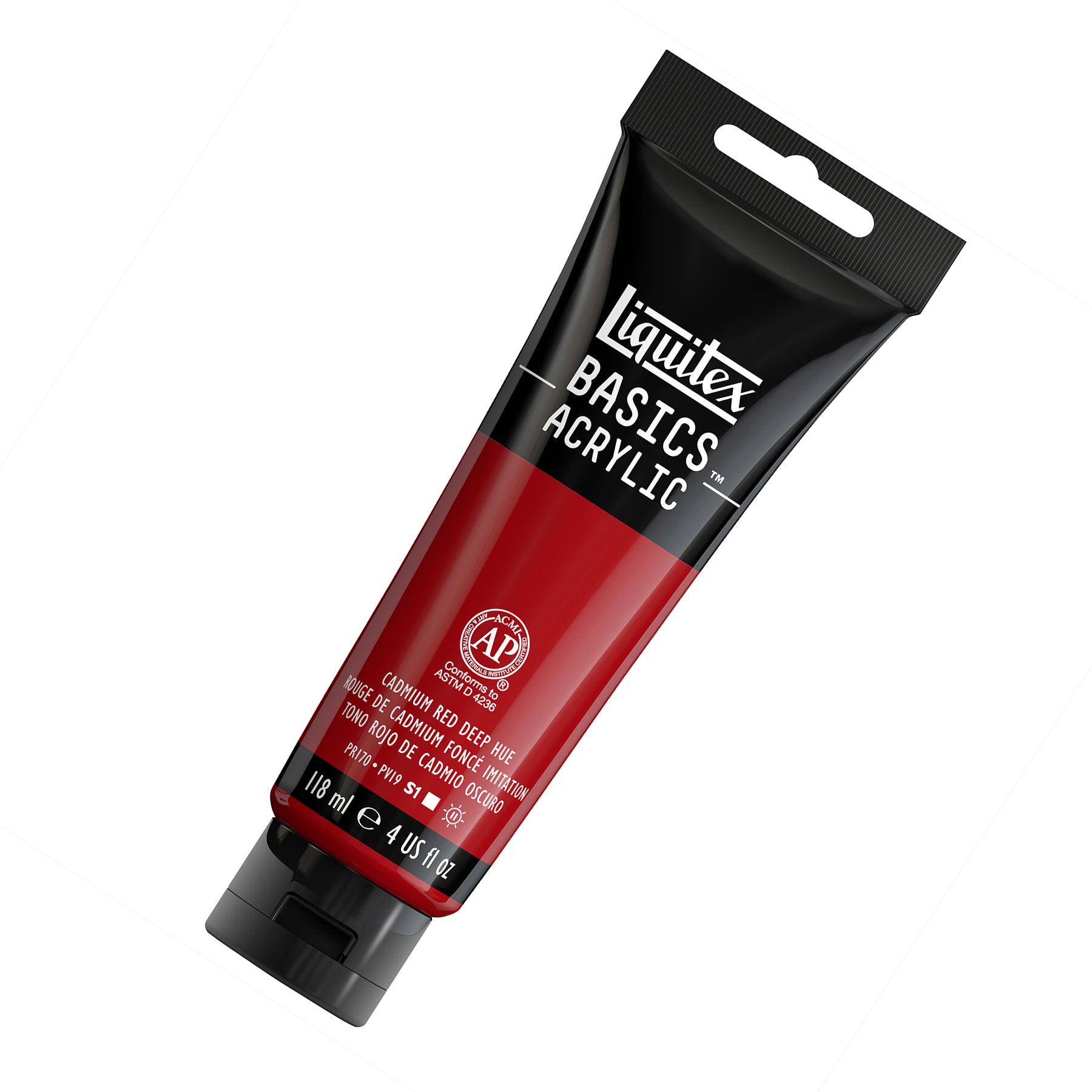LQ BASICS 118ml tube - Cadmium Red Deep Hue